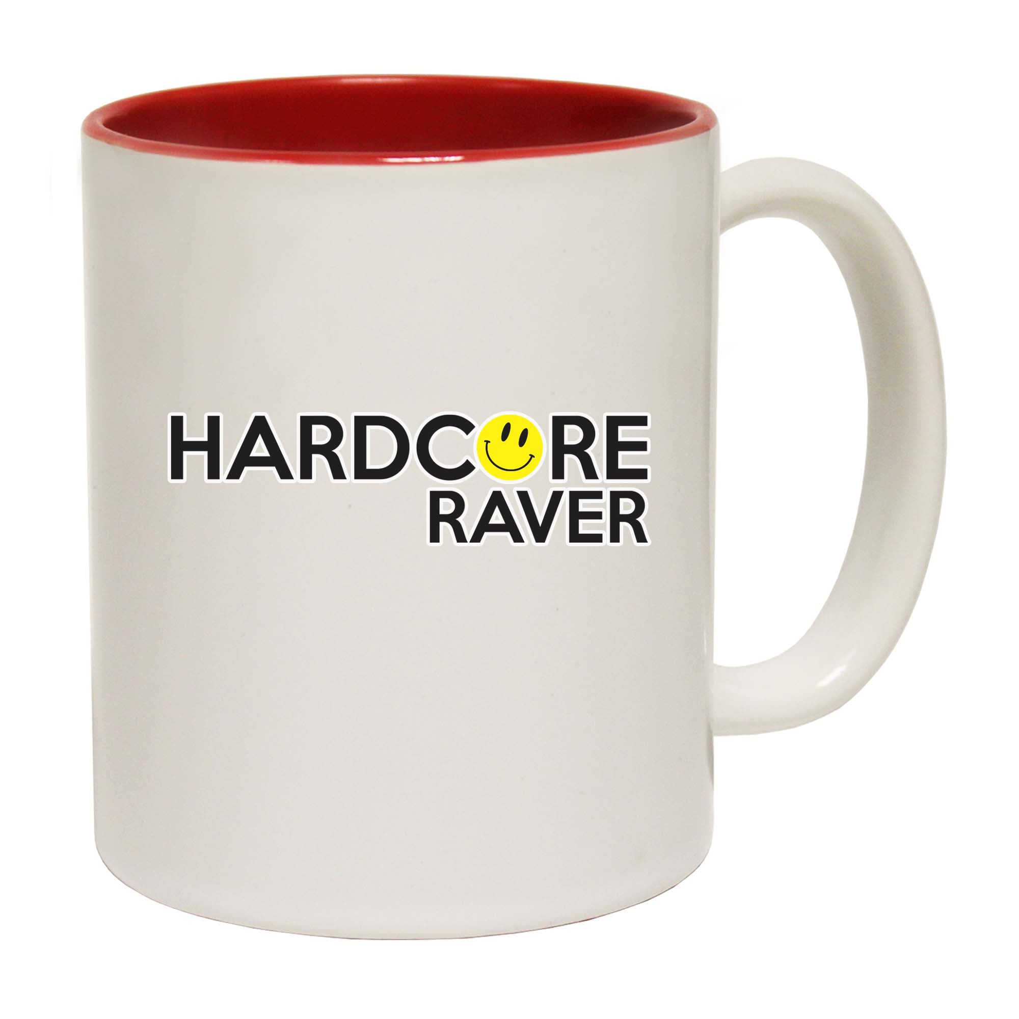 Hardcore Raver Smiley Face - Funny Coffee Mug