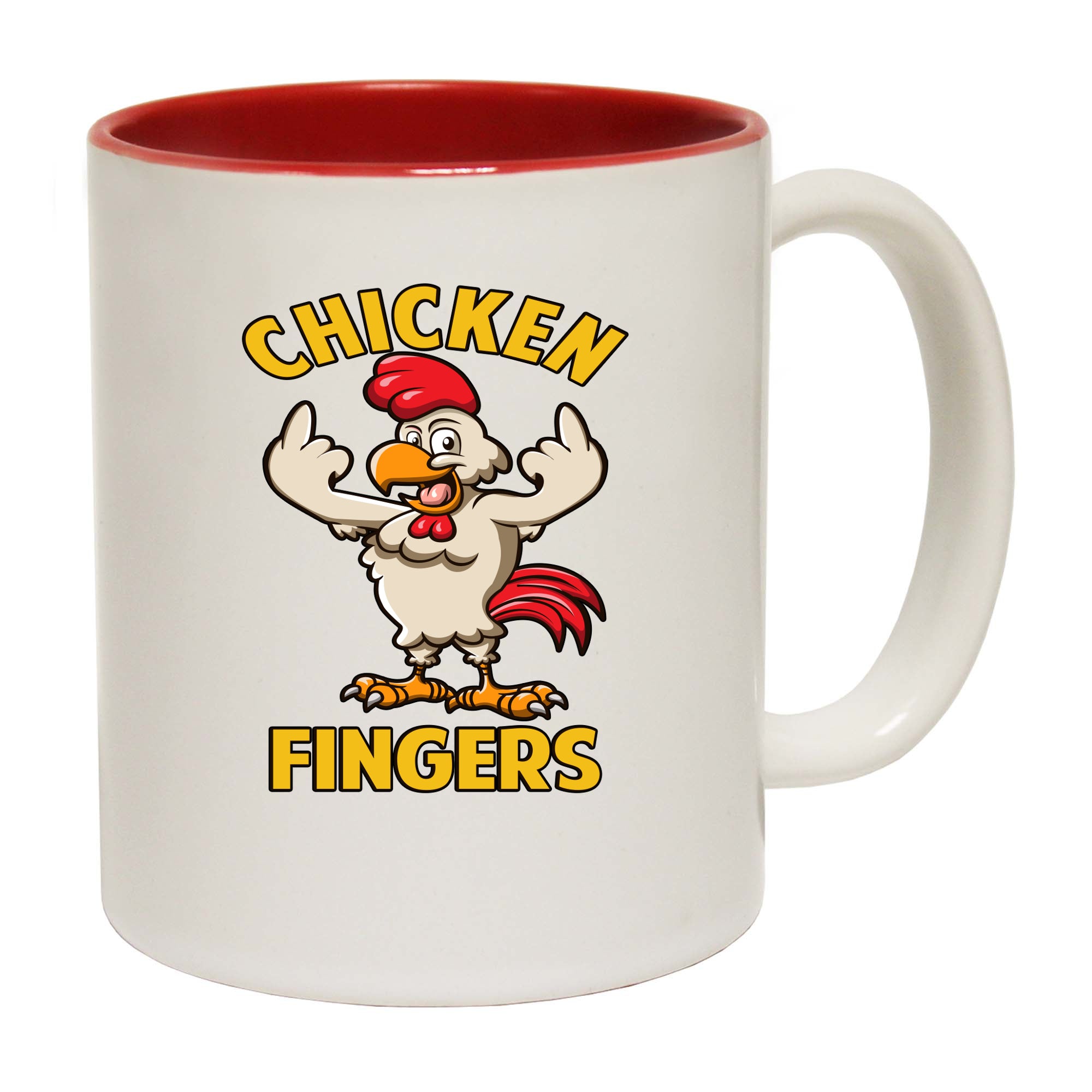 Chicken Fingers Fu(K Off Rude - Funny Coffee Mug