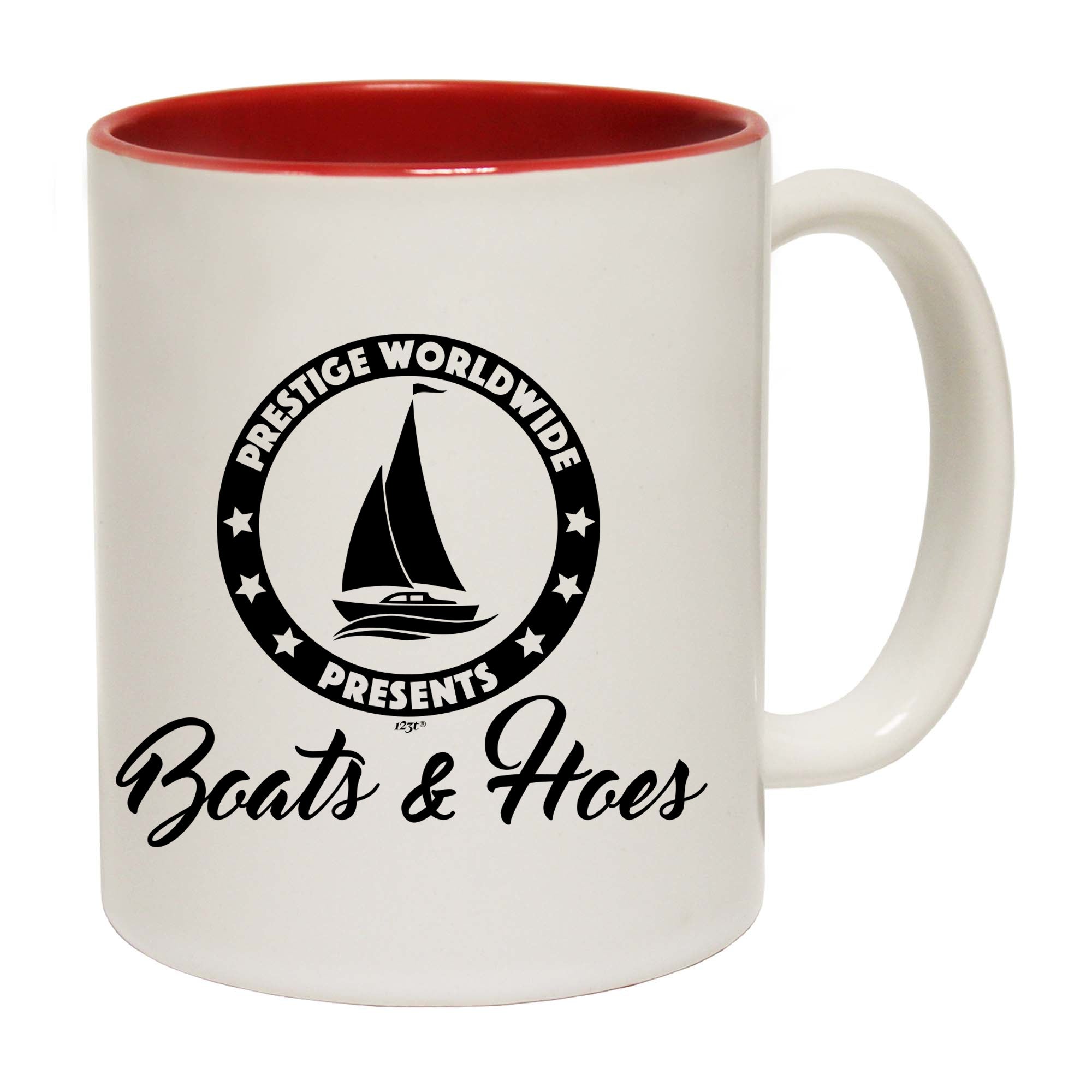Boats And Hoes Ocean Bound - Funny Coffee Mug Cup