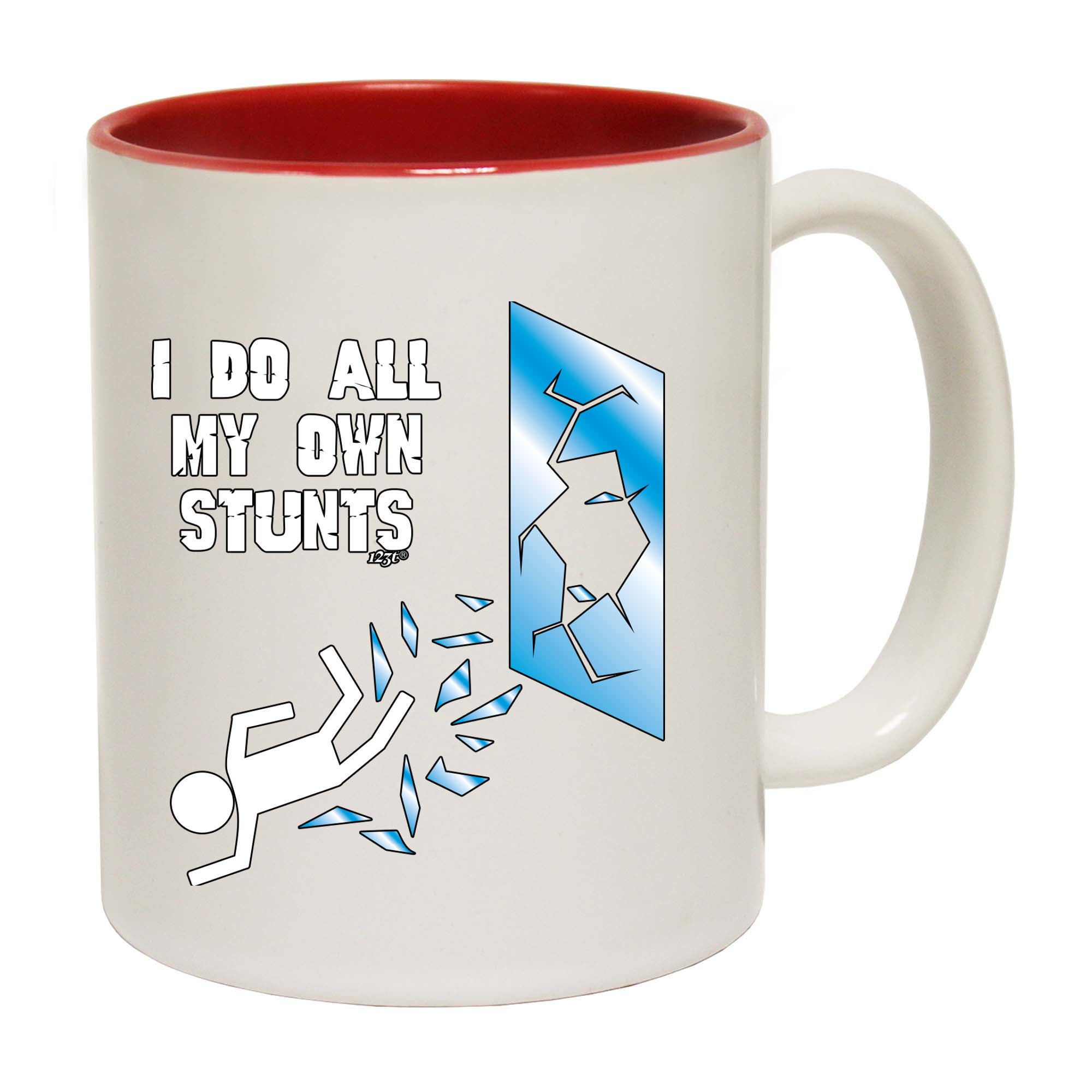 Window Do All My Own Stunts - Funny Coffee Mug