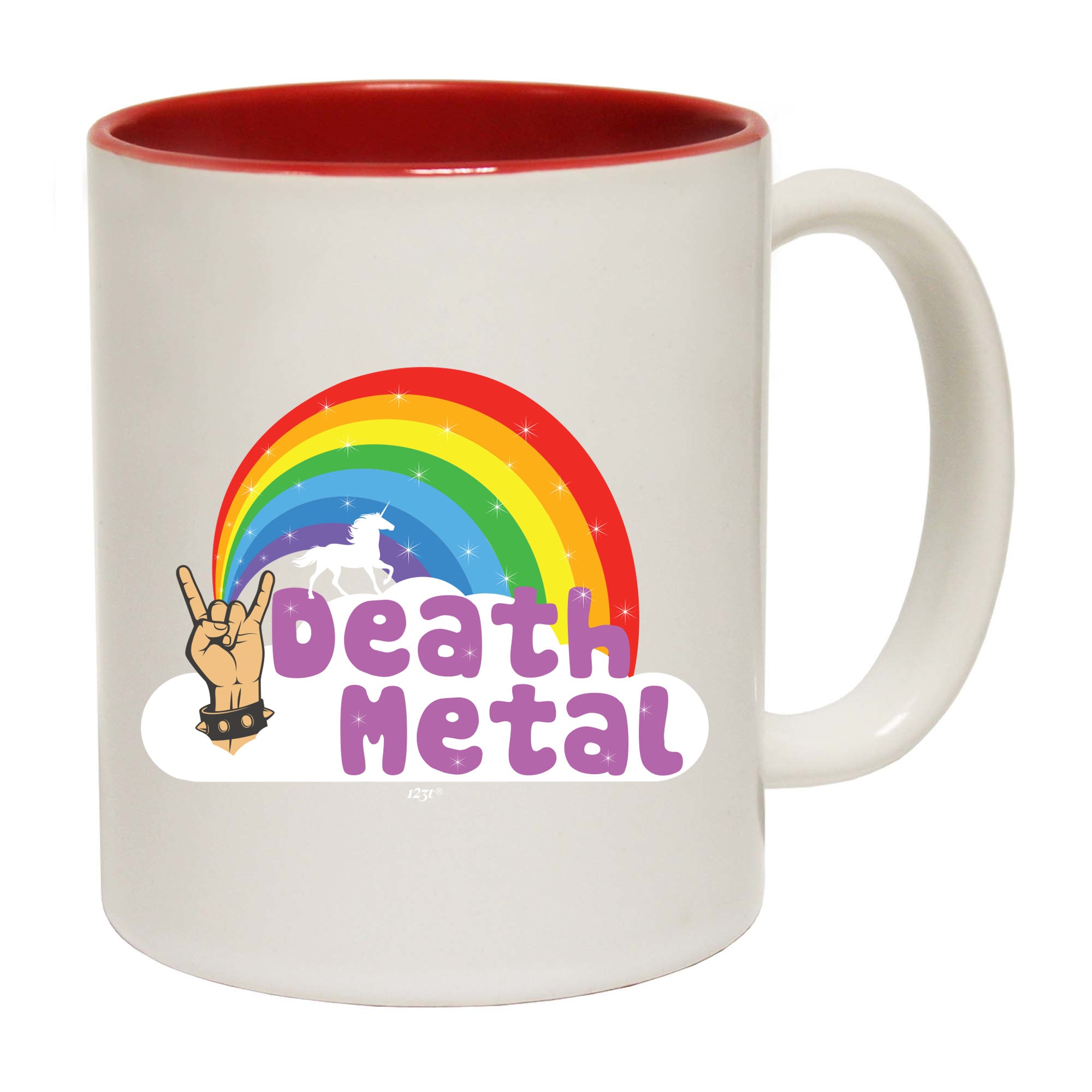 Death Metal Raindow - Funny Coffee Mug Cup