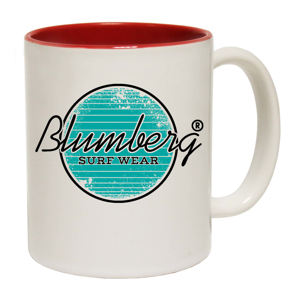 Blumberg Surf Wear Circle Turq Australia - Funny Coffee Mug