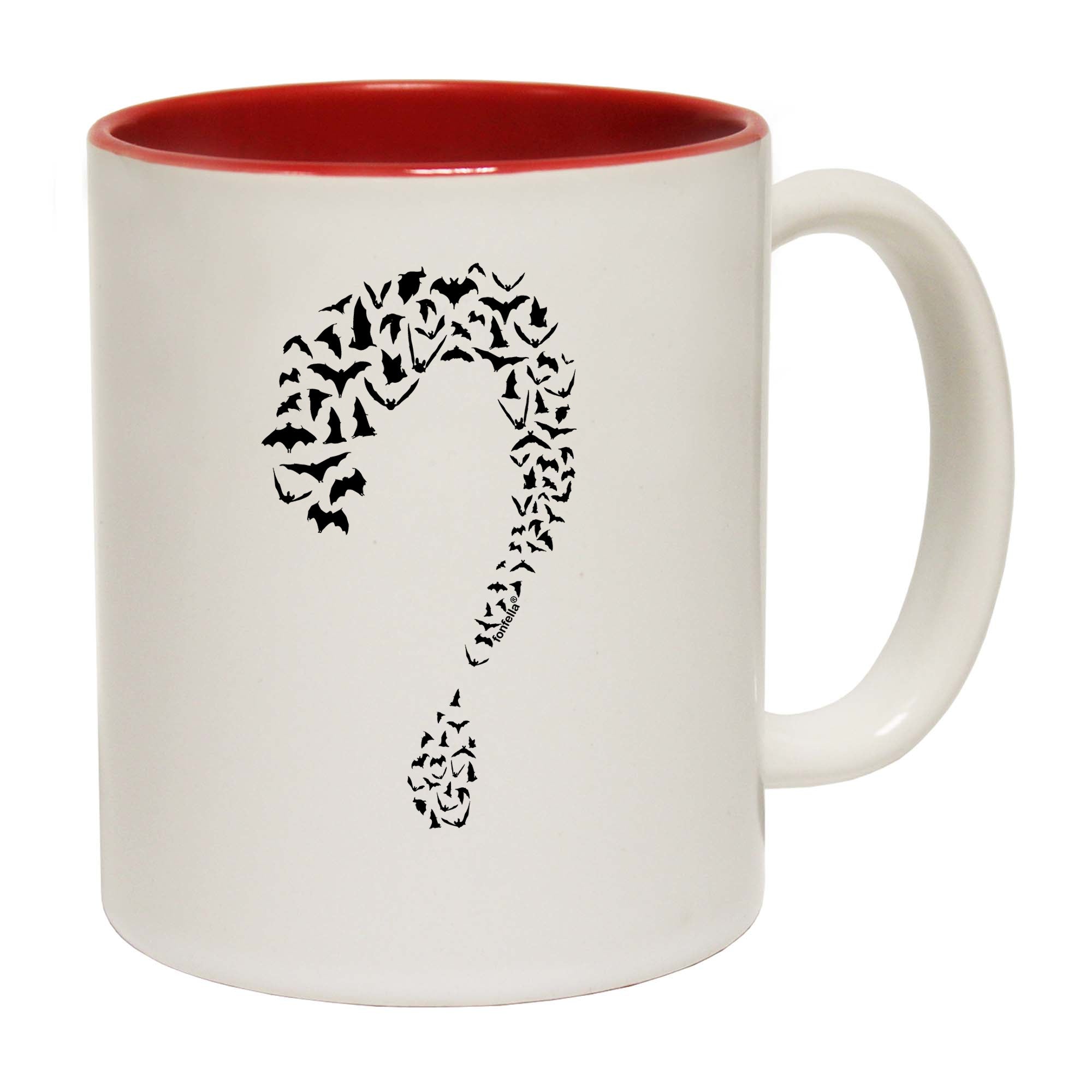 Riddler Question Mark Bats - Funny Coffee Mug