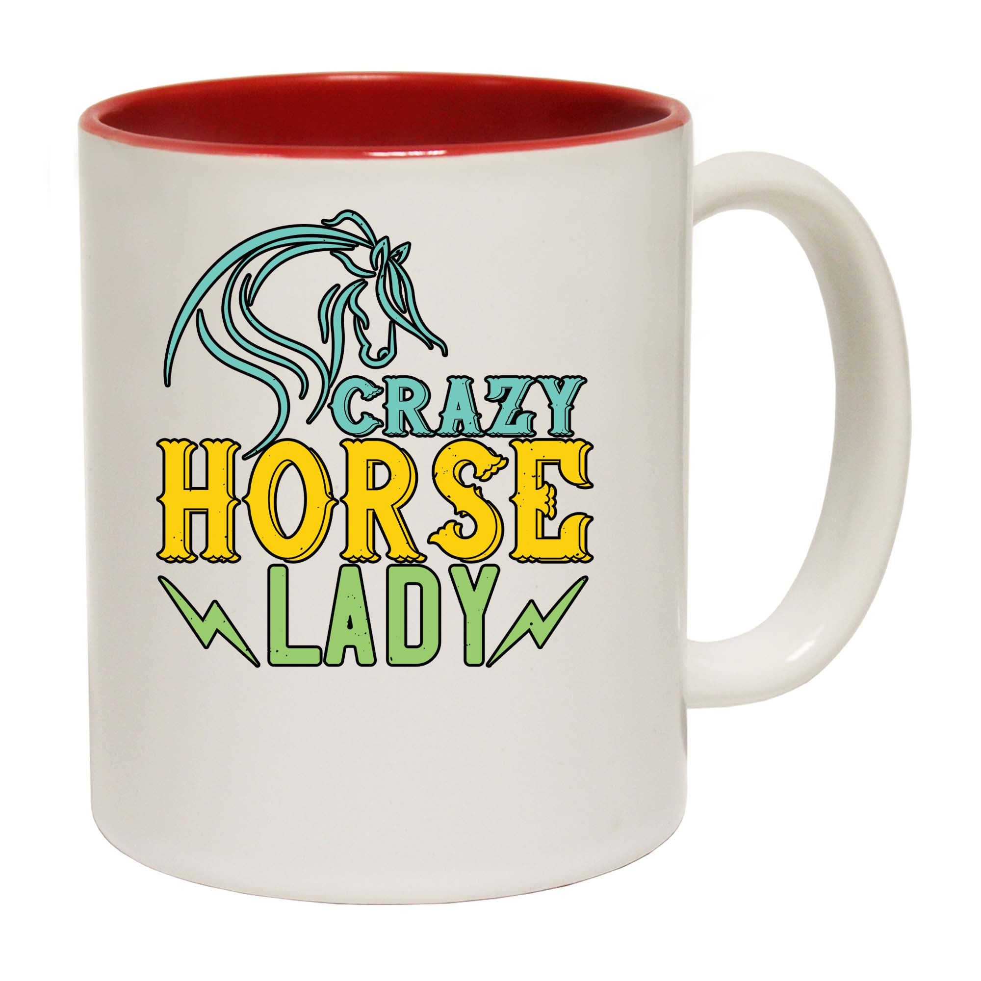 Crazy Horse Lady - Funny Coffee Mug