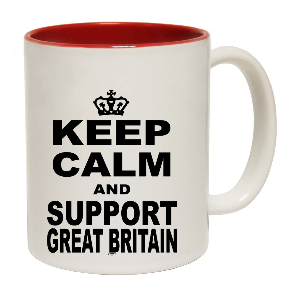 Keep Calm And Support Great Britain - Funny Coffee Mug