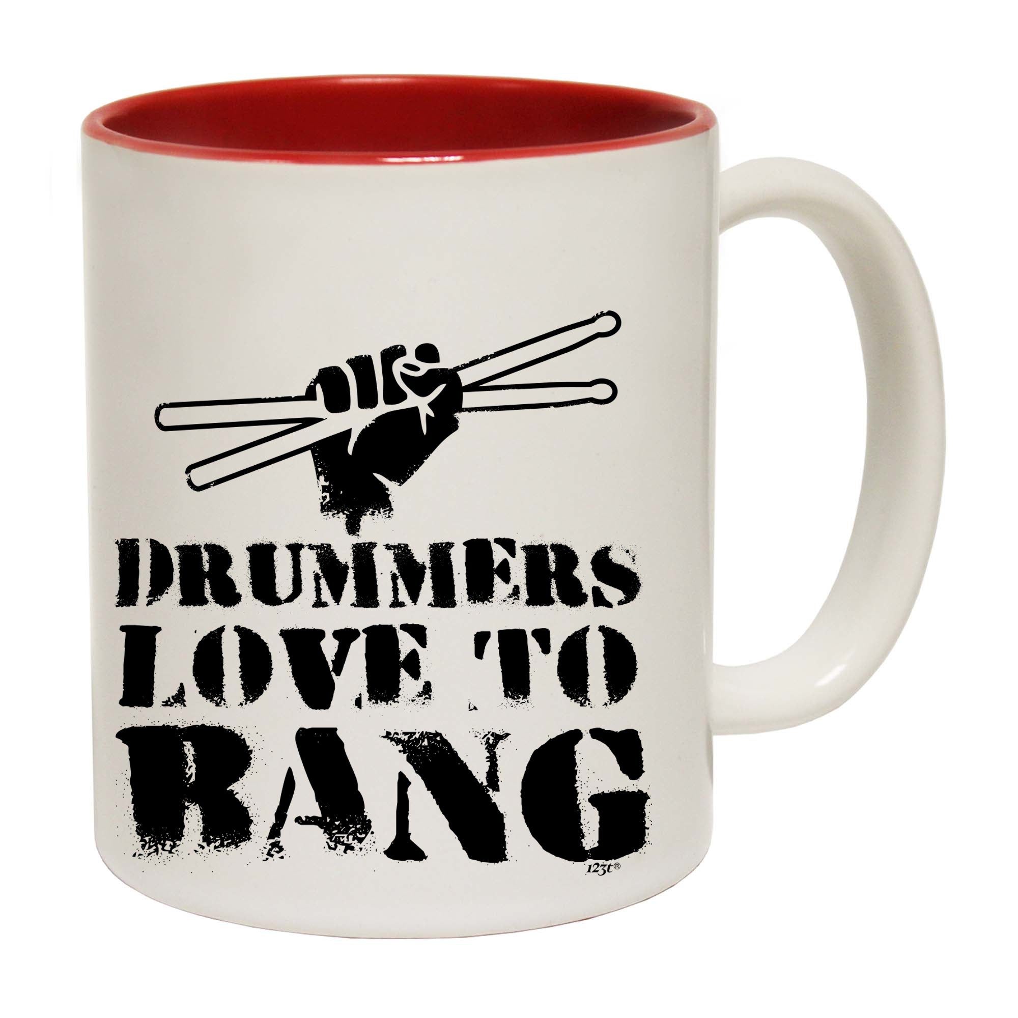 Drummers Love To Bang Music Drum - Funny Coffee Mug Cup