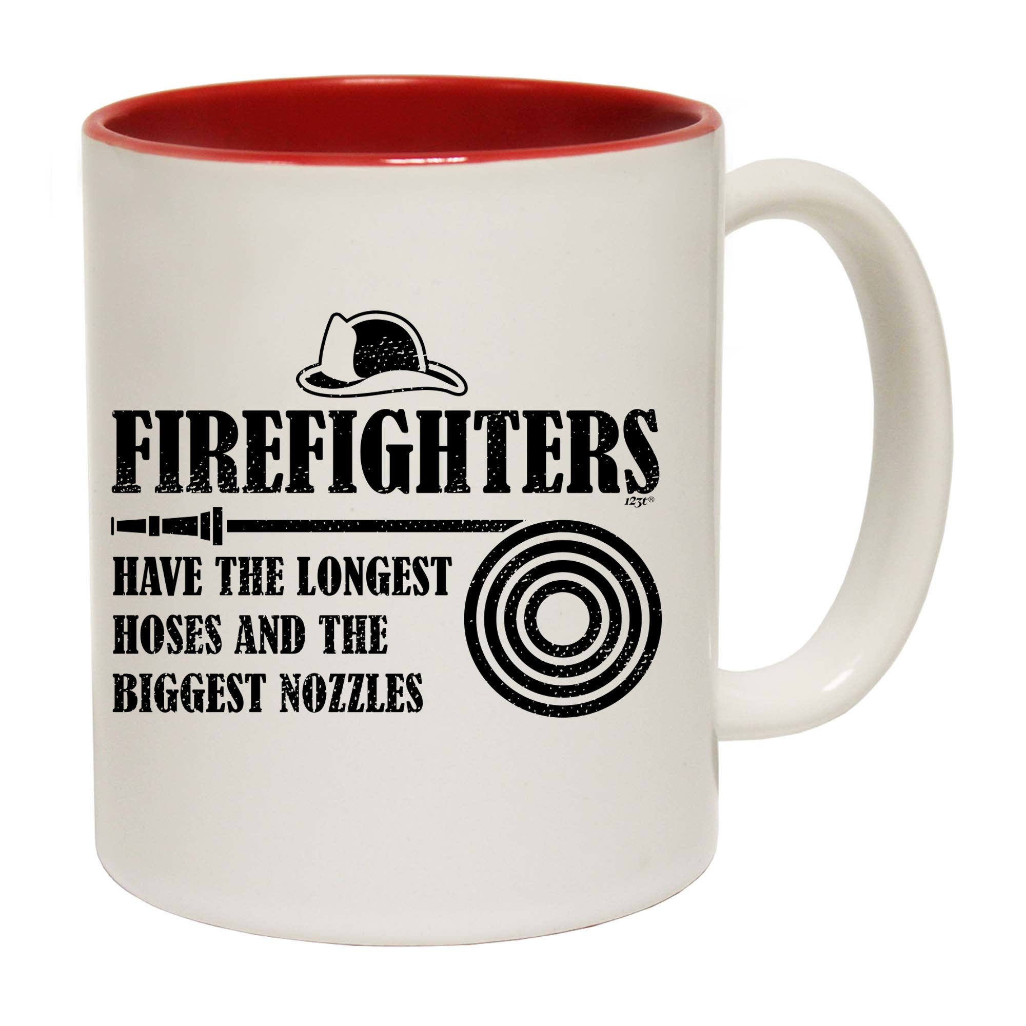 Firefighters Have The Longest Hoses - Funny Coffee Mug Cup
