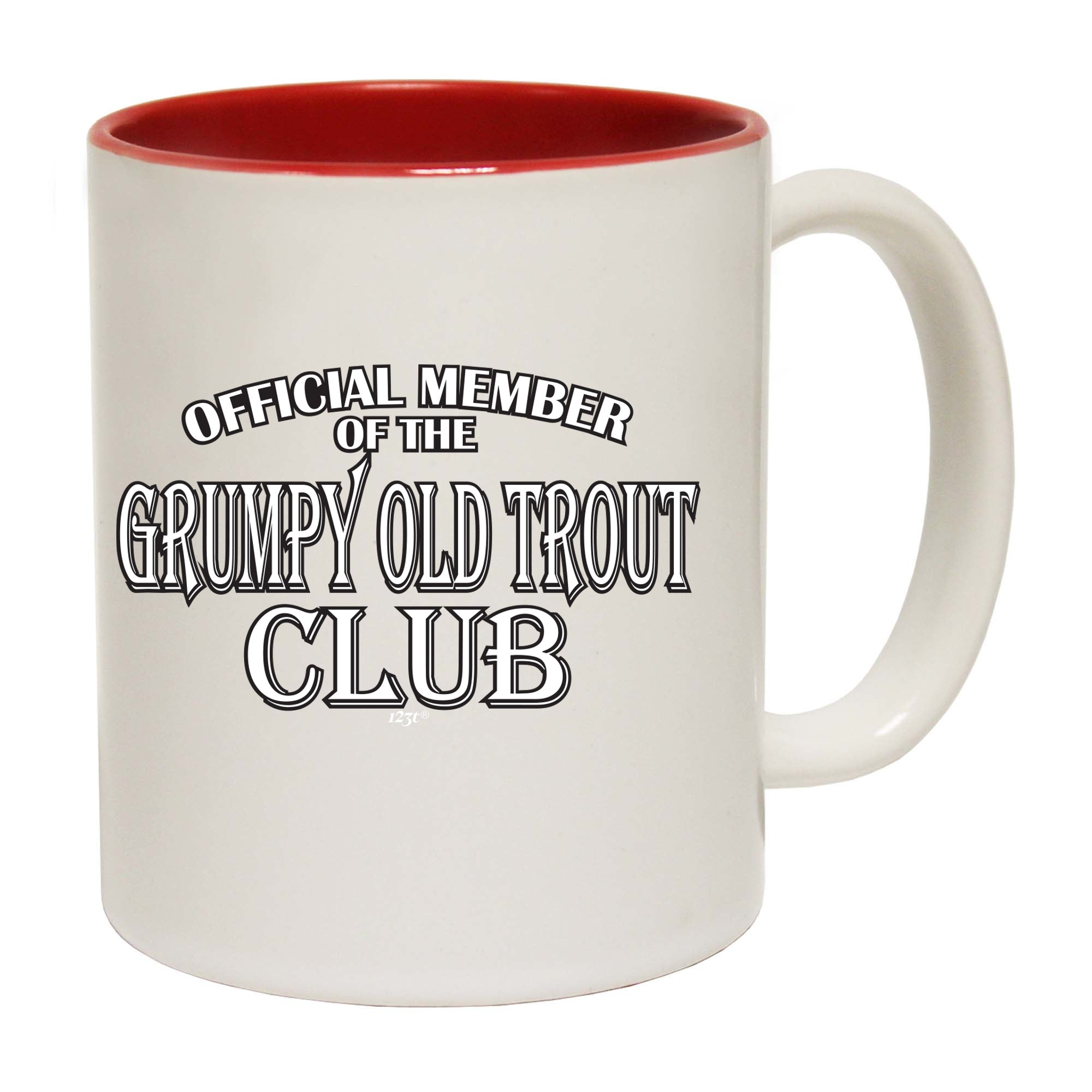 Grumpy Old Trout Club - Funny Coffee Mug Cup