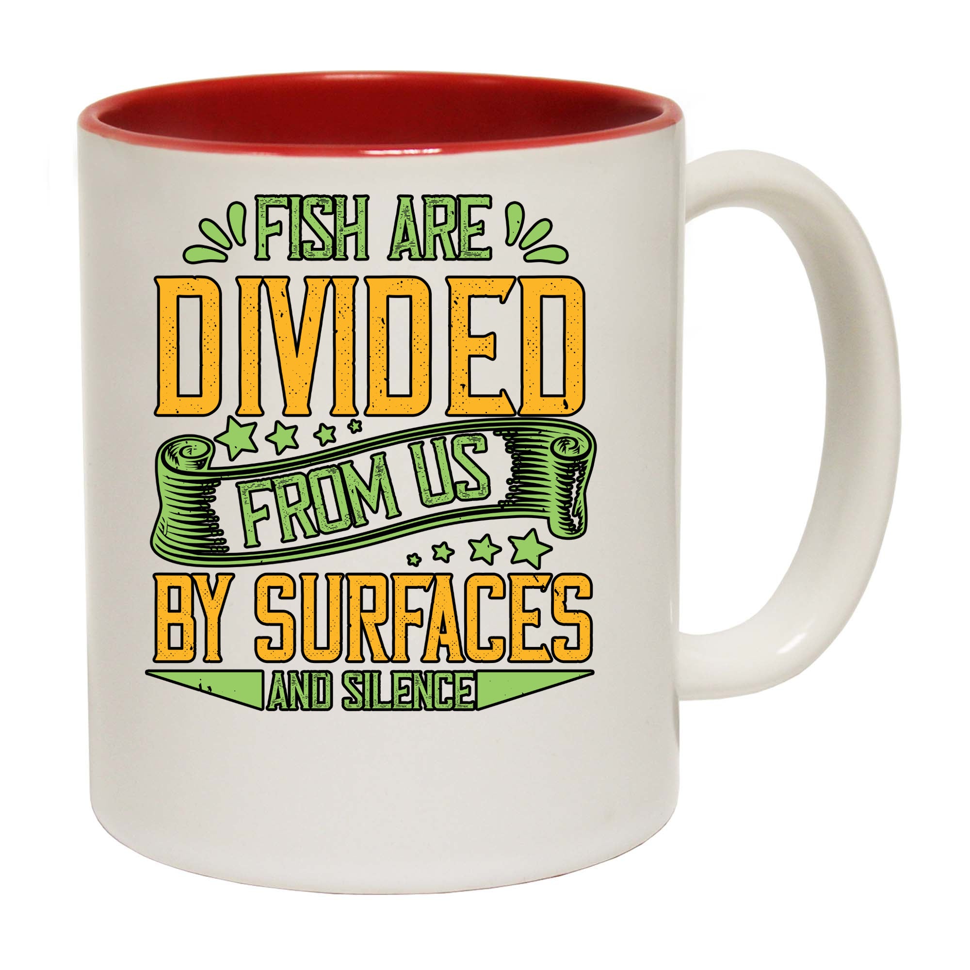 Fish Are Divided From Us By Surfaces And Silence - Funny Coffee Mug