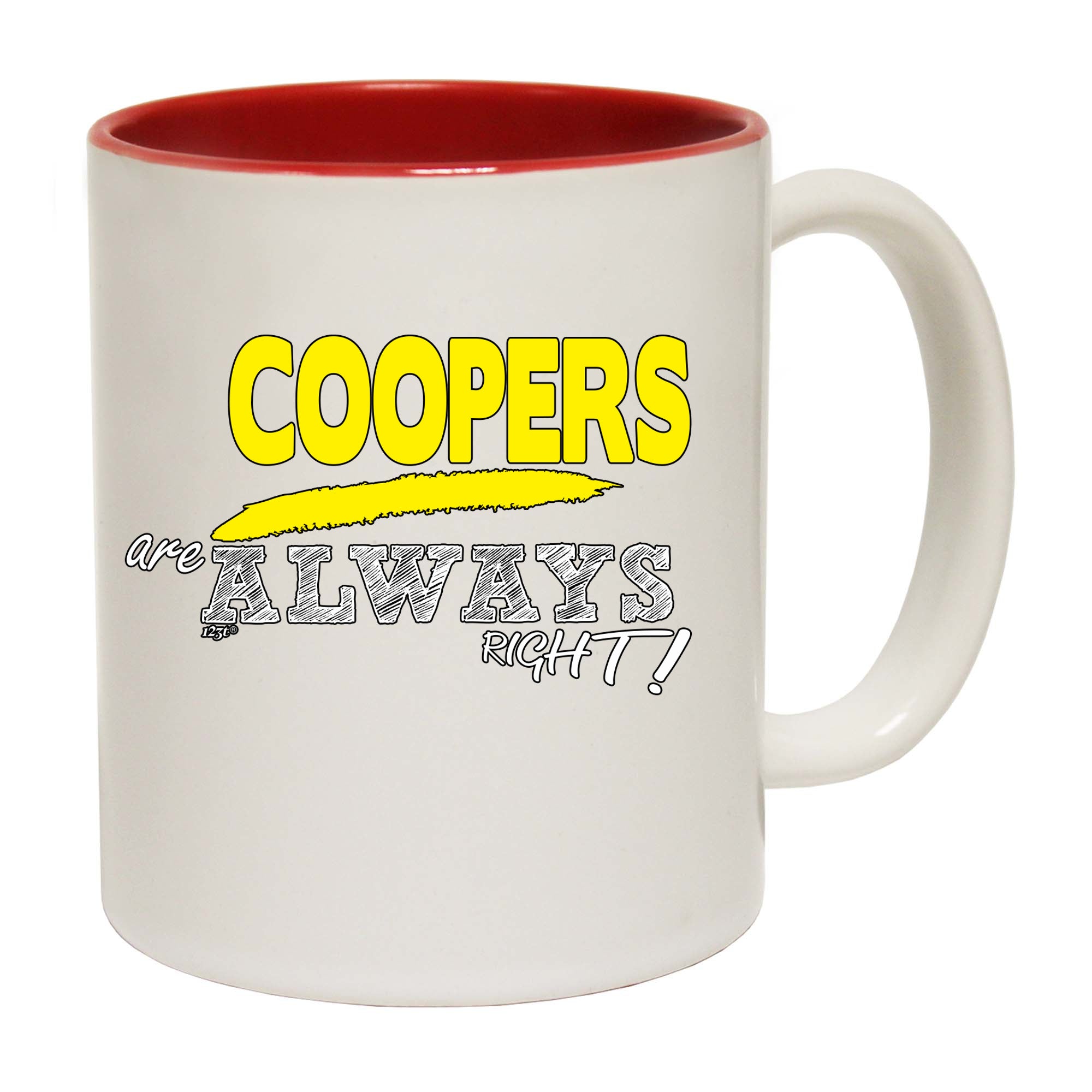 Coopers Always Right - Funny Coffee Mug Cup