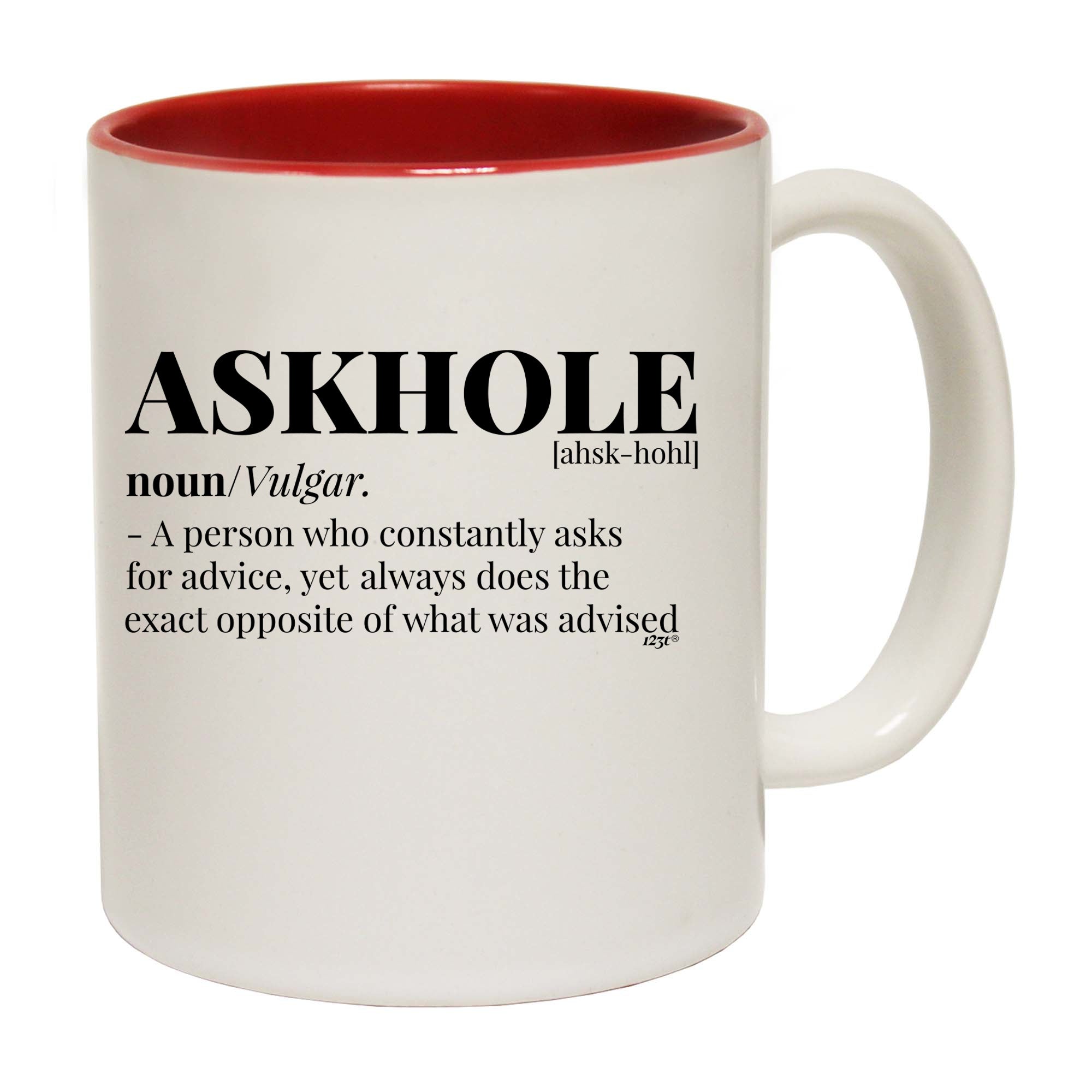 Askhole Noun - Funny Coffee Mug Cup