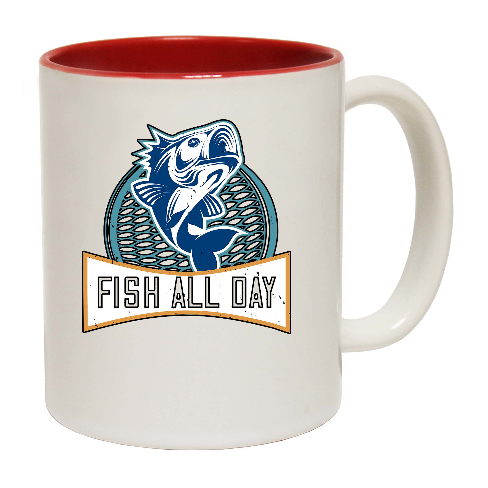 Fish All Day - Funny Coffee Mug