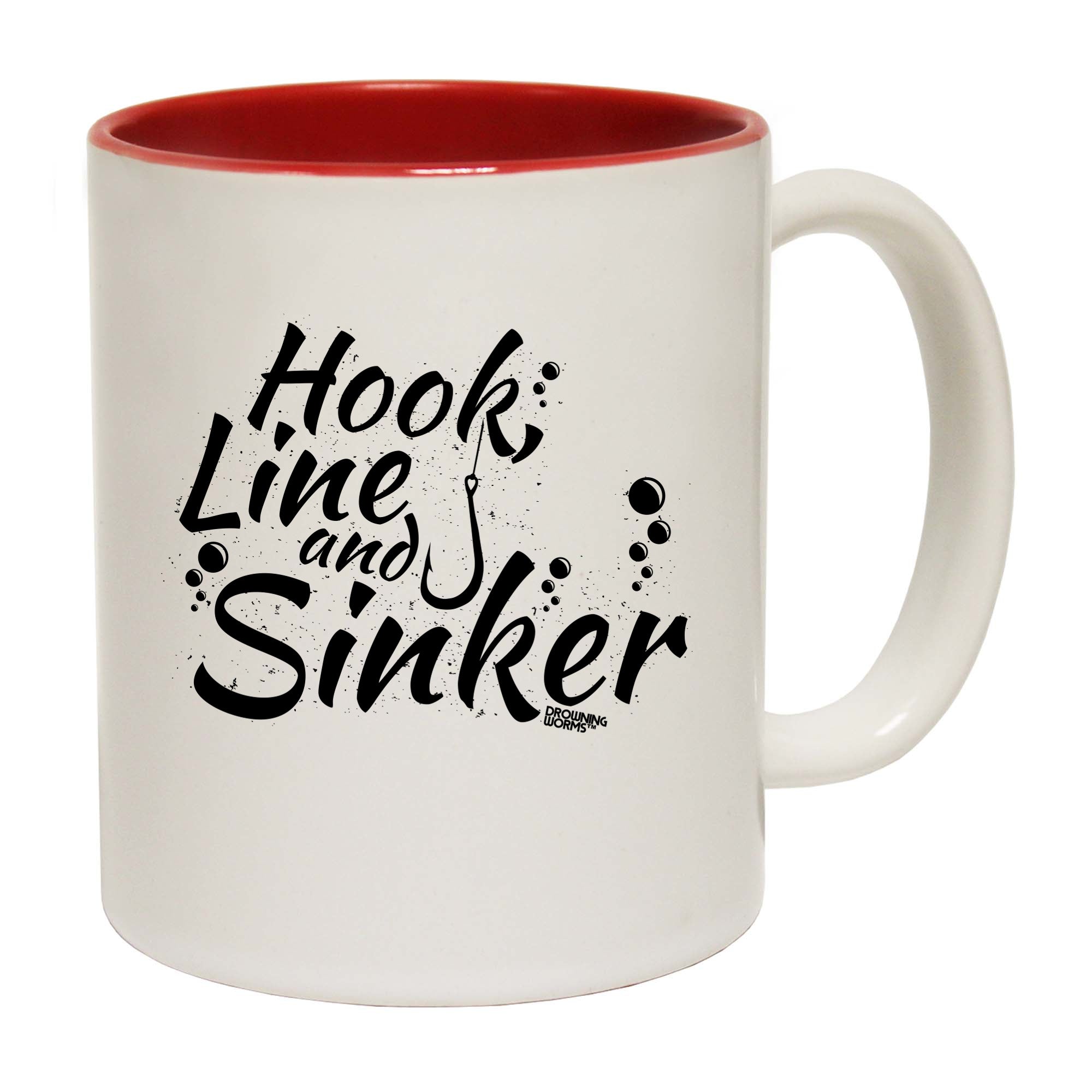 Dw Hook Line And Sinker - Funny Coffee Mug