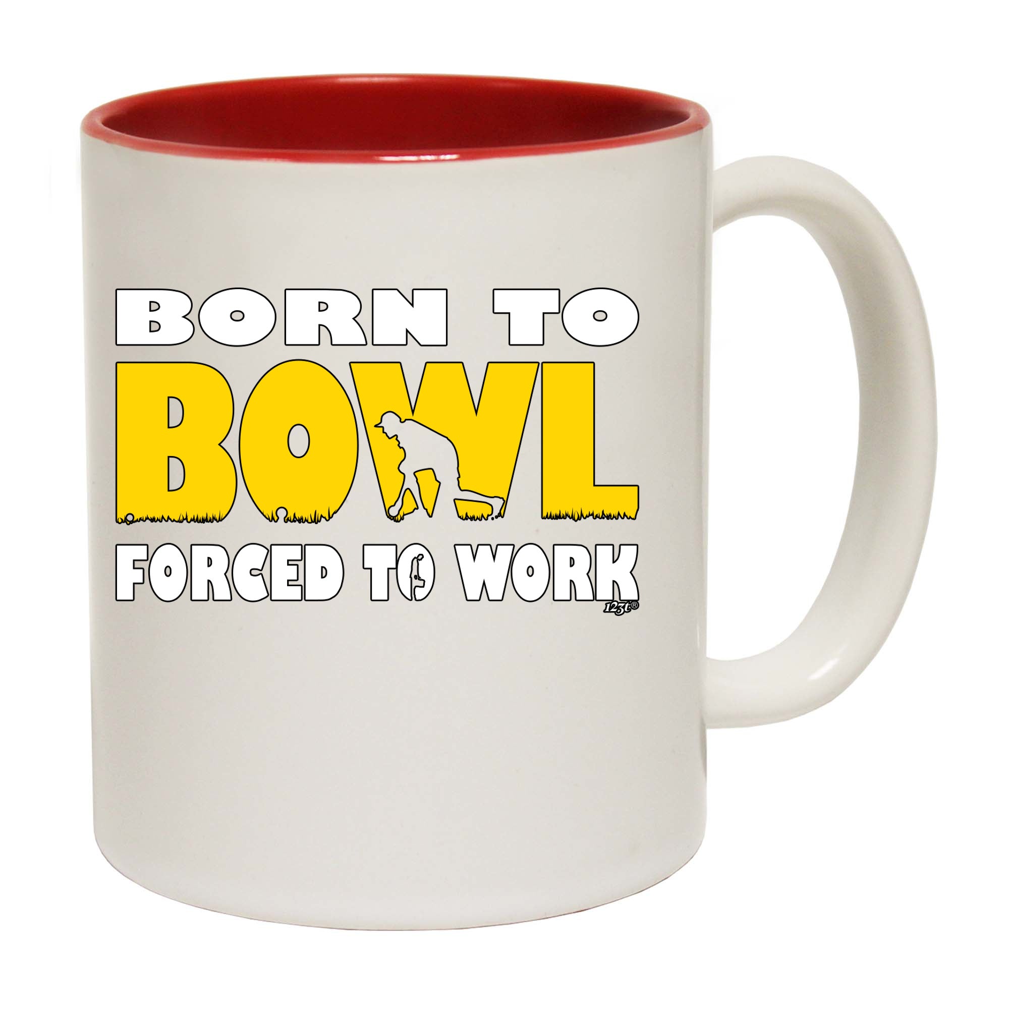Born To Bowl Lawn - Funny Coffee Mug Cup
