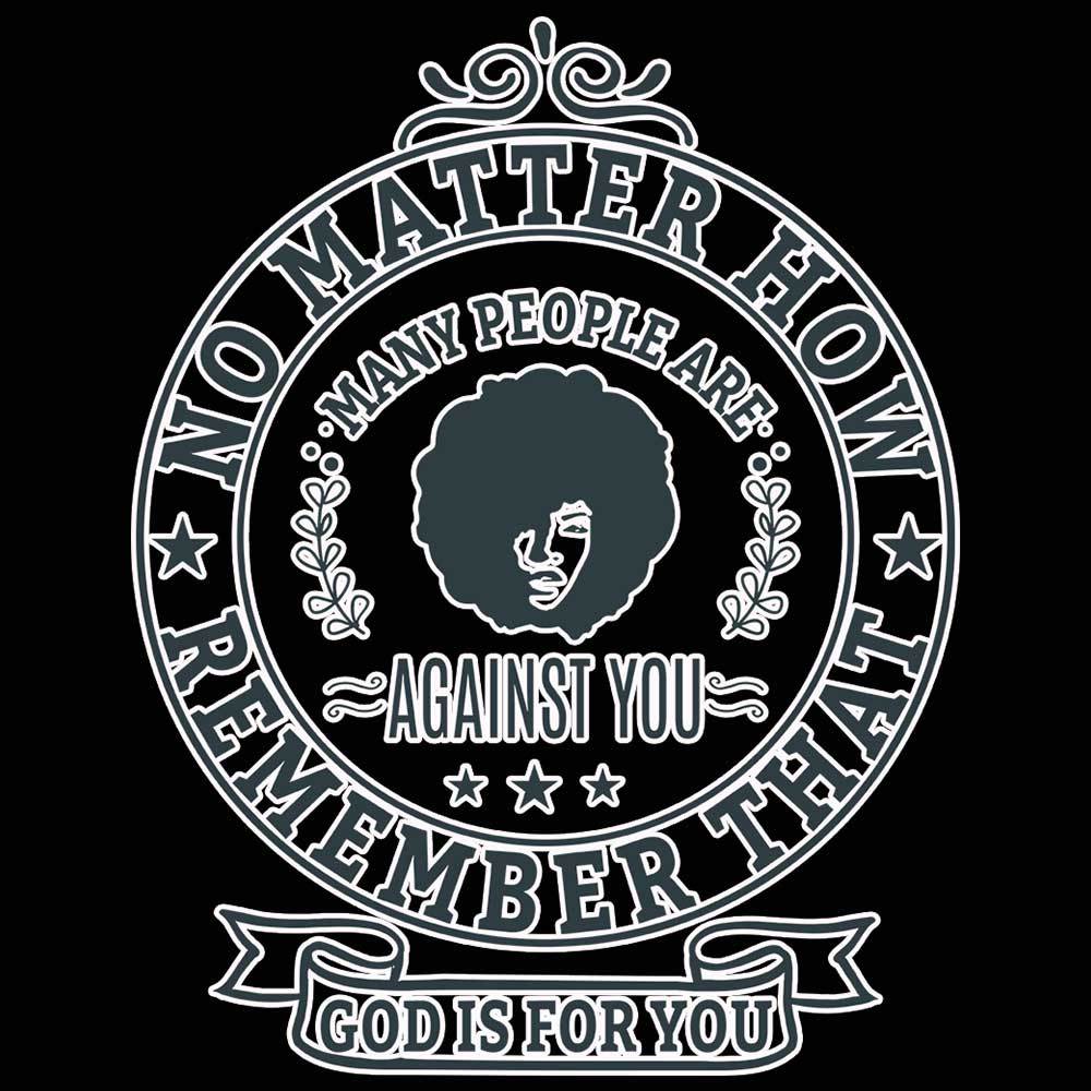 No Matter How Many People Afro - Mens 123t Funny T-Shirt Tshirts