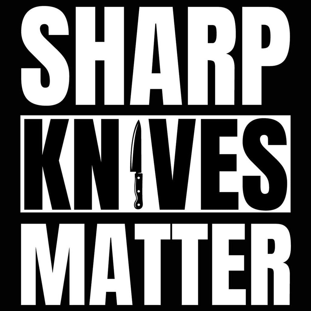 Sharp Knives Matter Cooking Chef - Mens 123t Funny T-Shirt Tshirts