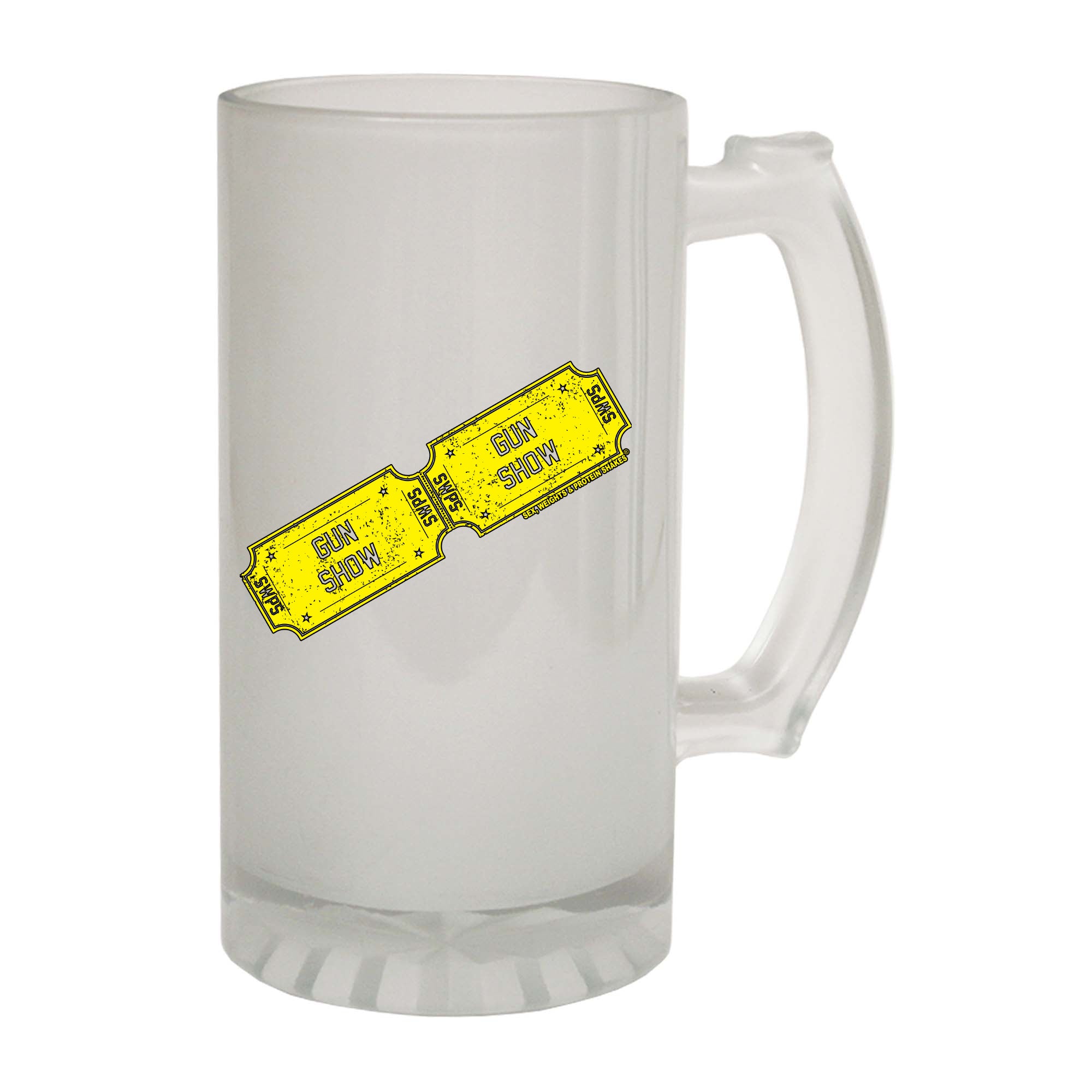 Swps Gun Show Tickets - Funny Beer Stein