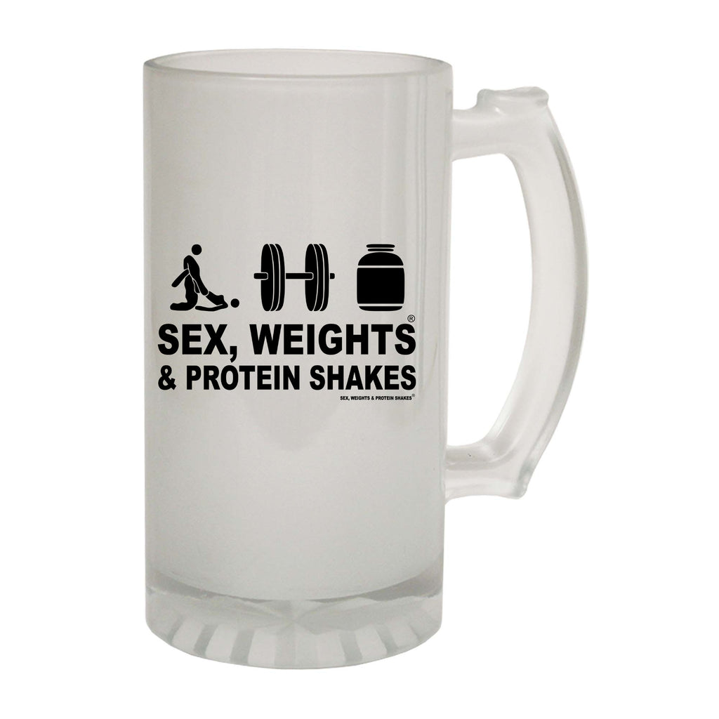 Swps Sex Weights Protein Shakes D3 - Funny Beer Stein
