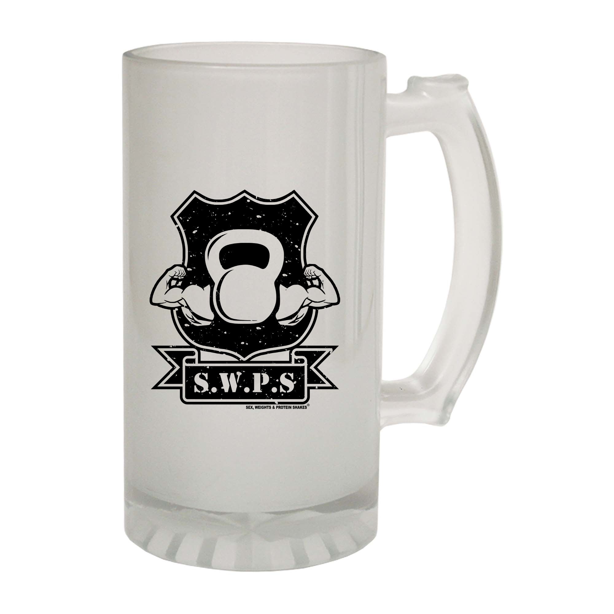 Swps Flexing Kettle Bell - Funny Beer Stein