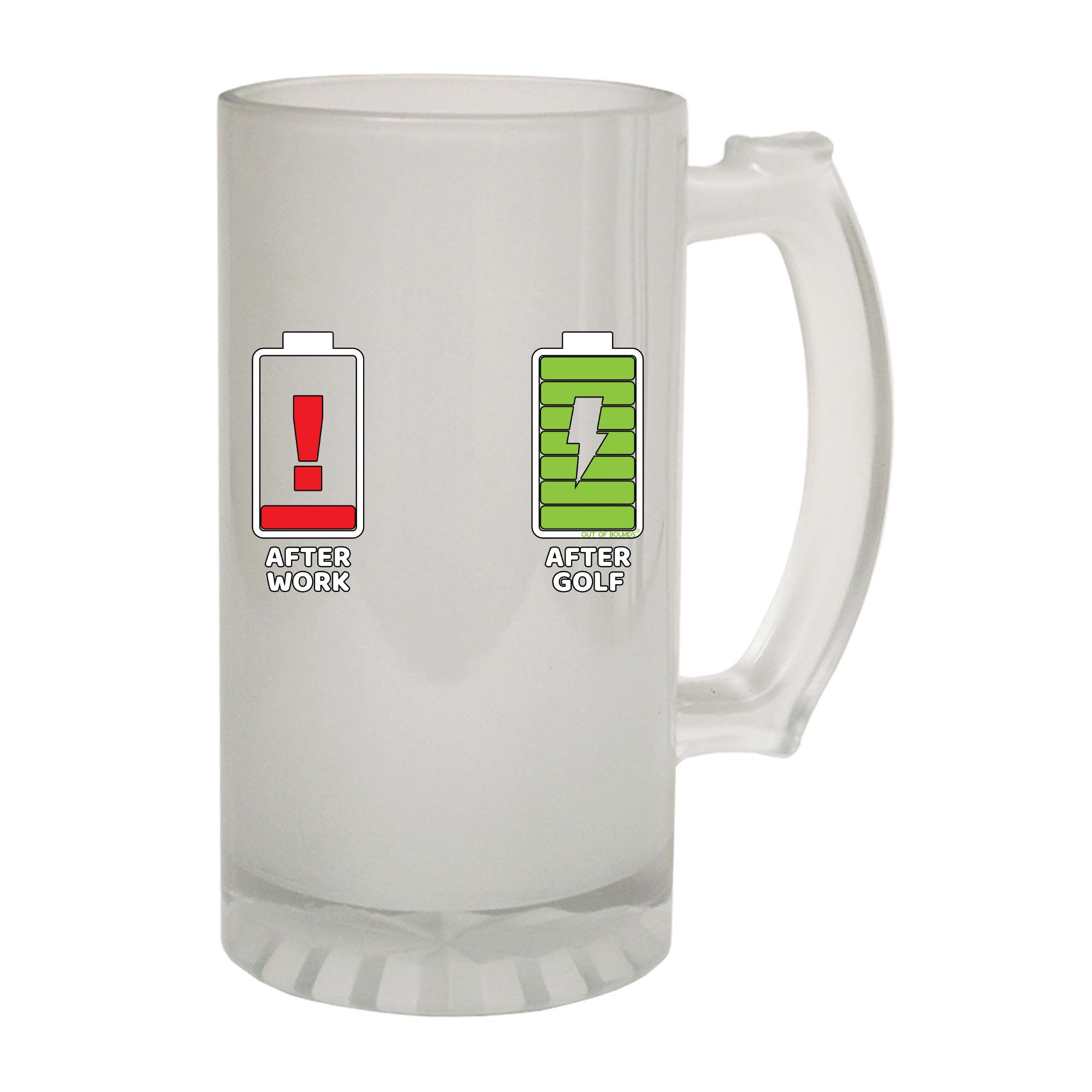 Oob After Work After Golf - Funny Beer Stein