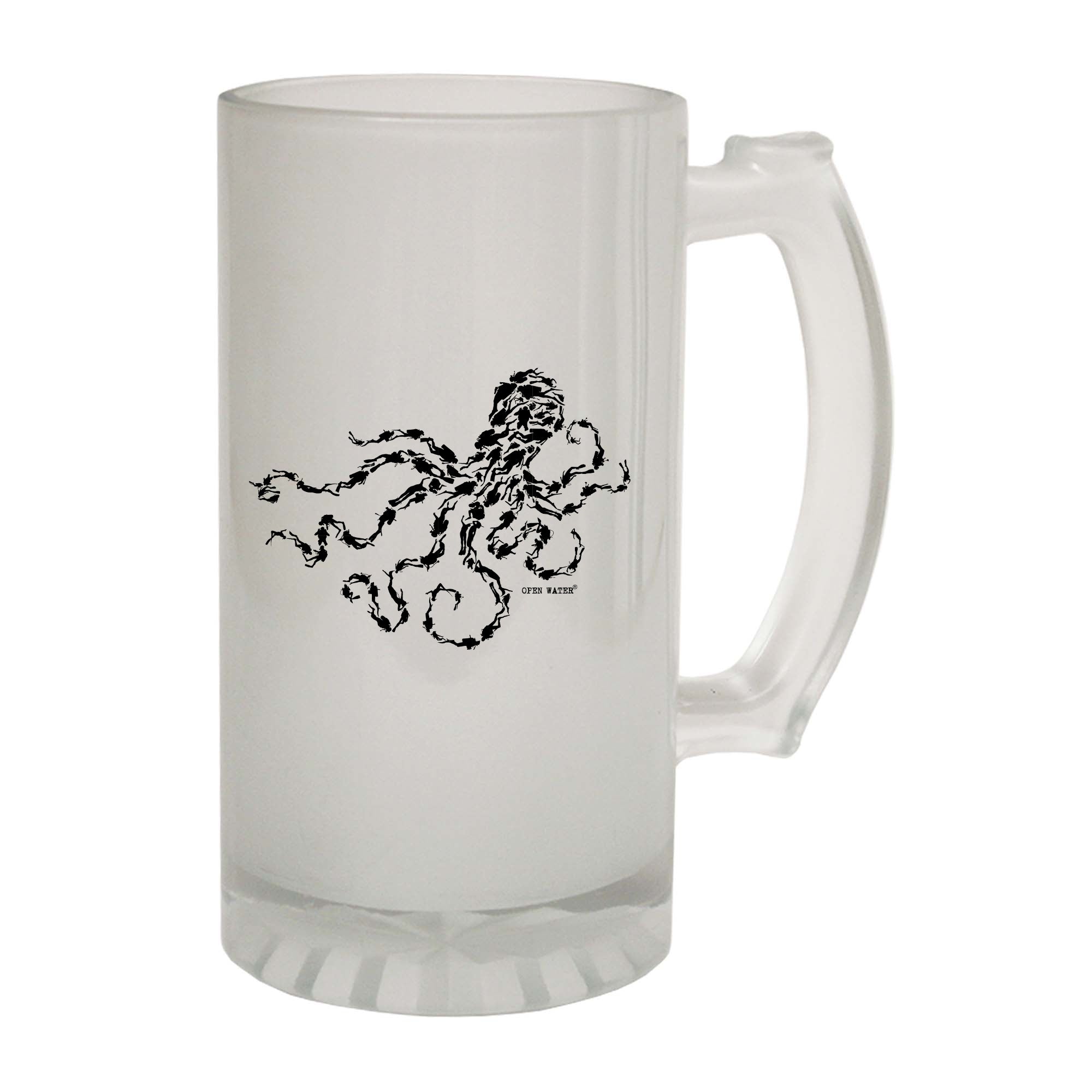Ow Octopus Diver - Funny Beer Stein