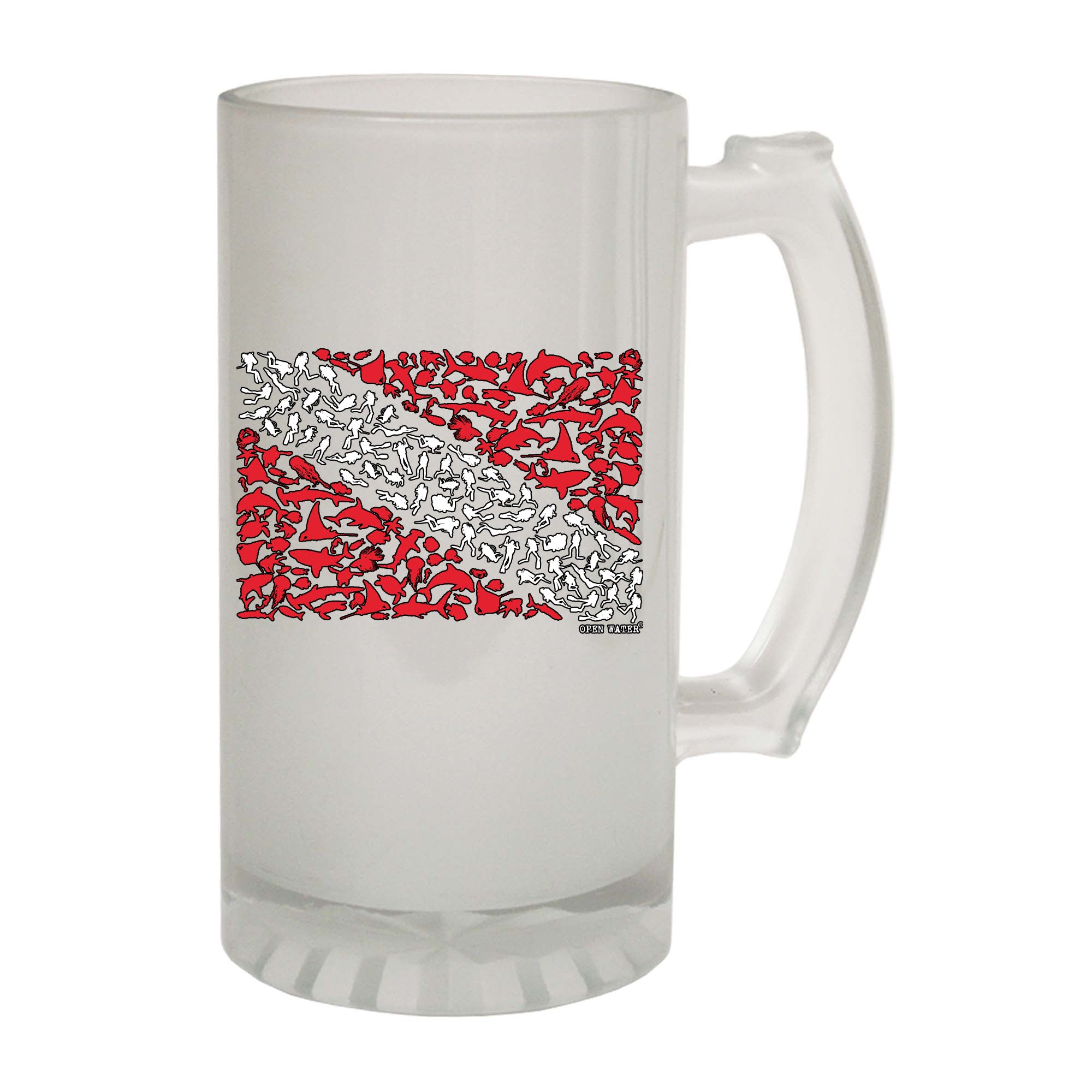 Ow Diving Flag Divers - Funny Beer Stein