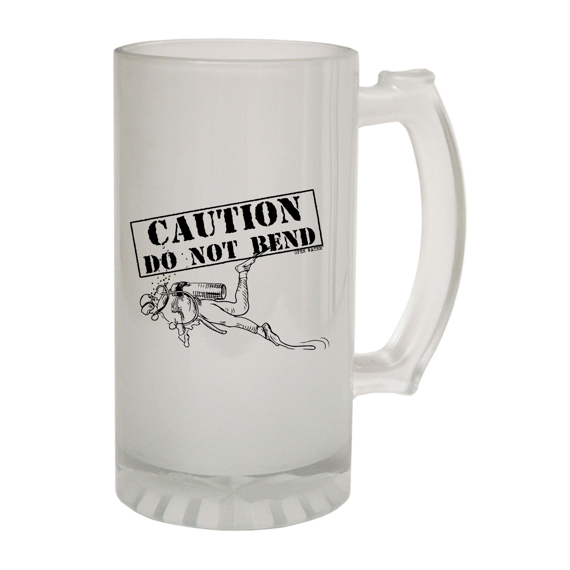 Ow Caution Do Not Bend - Funny Beer Stein