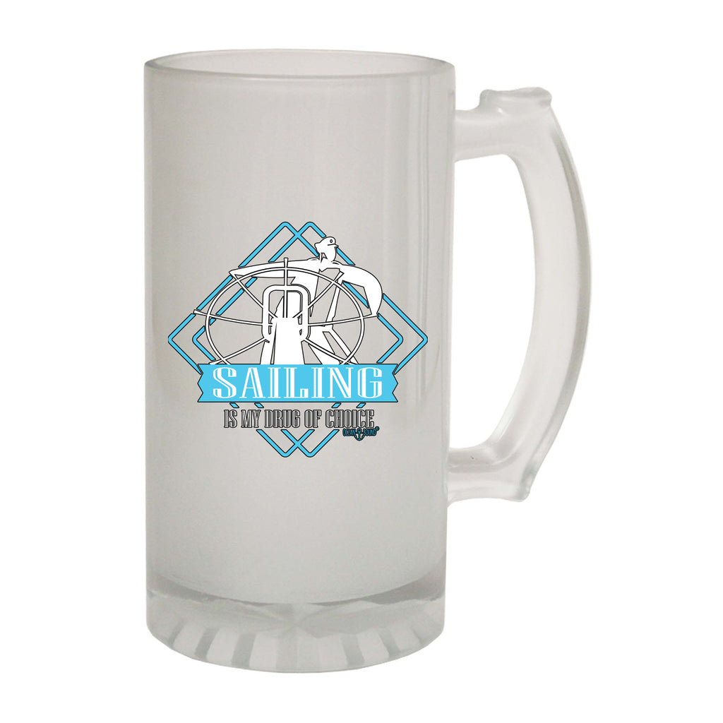 Ob Drug Of Choice Sailing - Funny Beer Stein