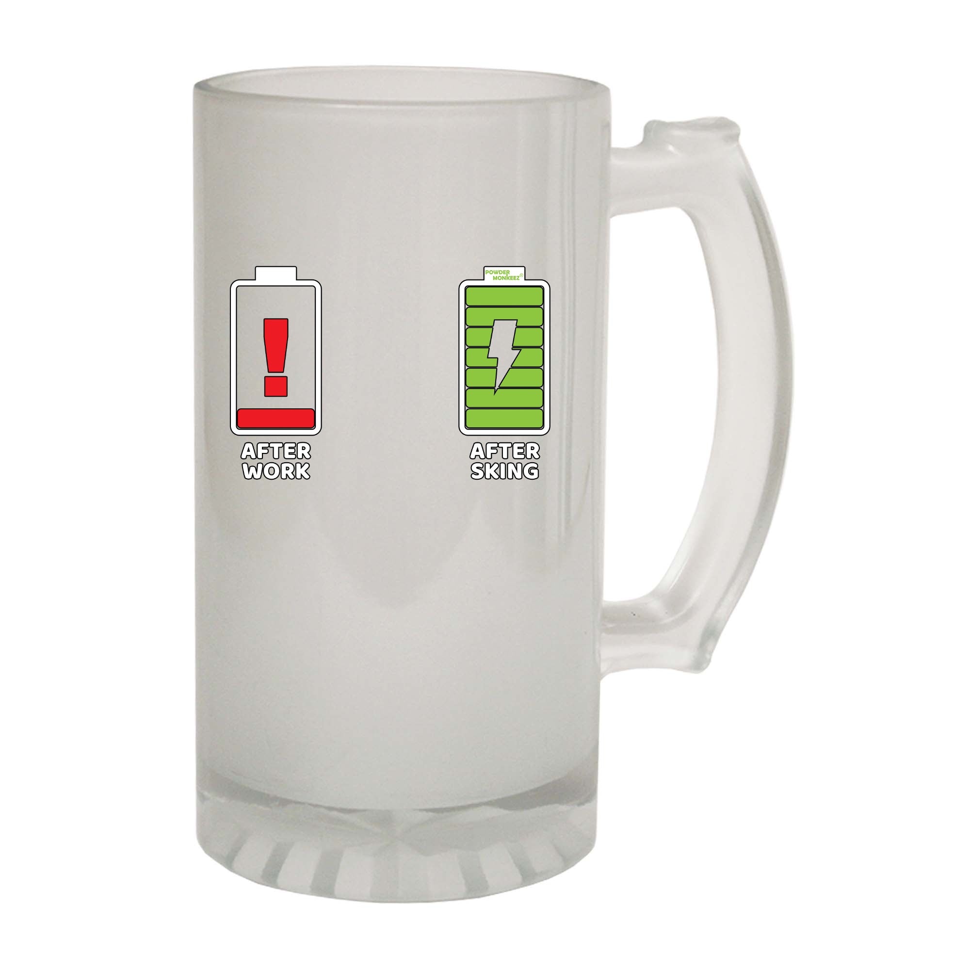 Pm After Work After Skiing - Funny Beer Stein