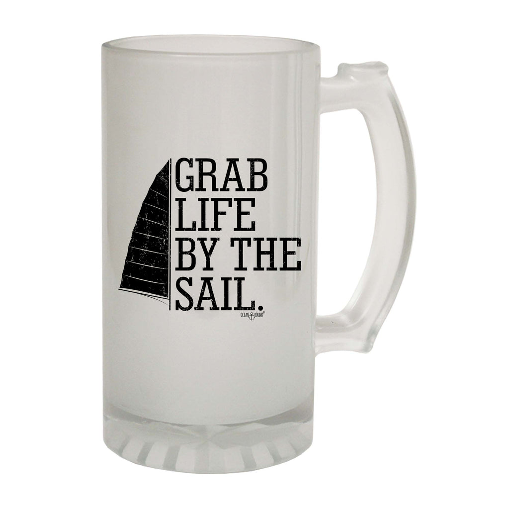Ob Grab Life By The Sail - Funny Beer Stein
