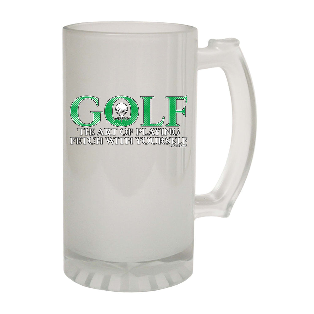 Oob Golf The Art Of Playing Fetch - Funny Beer Stein