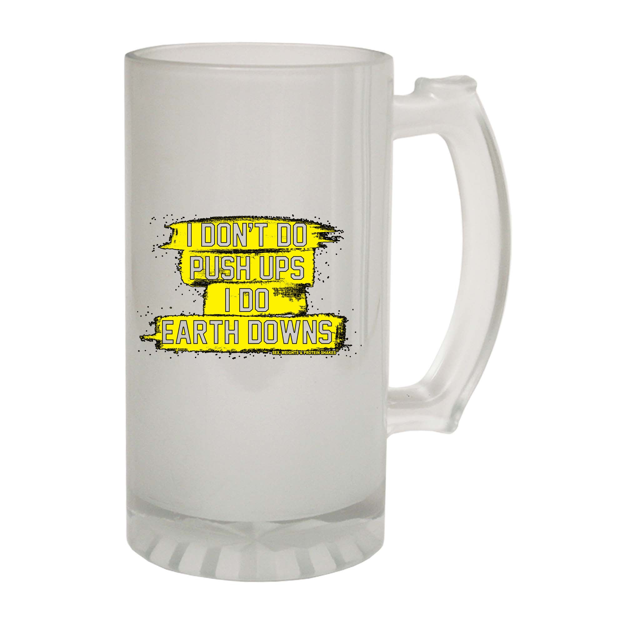 Swps I Dont Do Push Ups - Funny Beer Stein