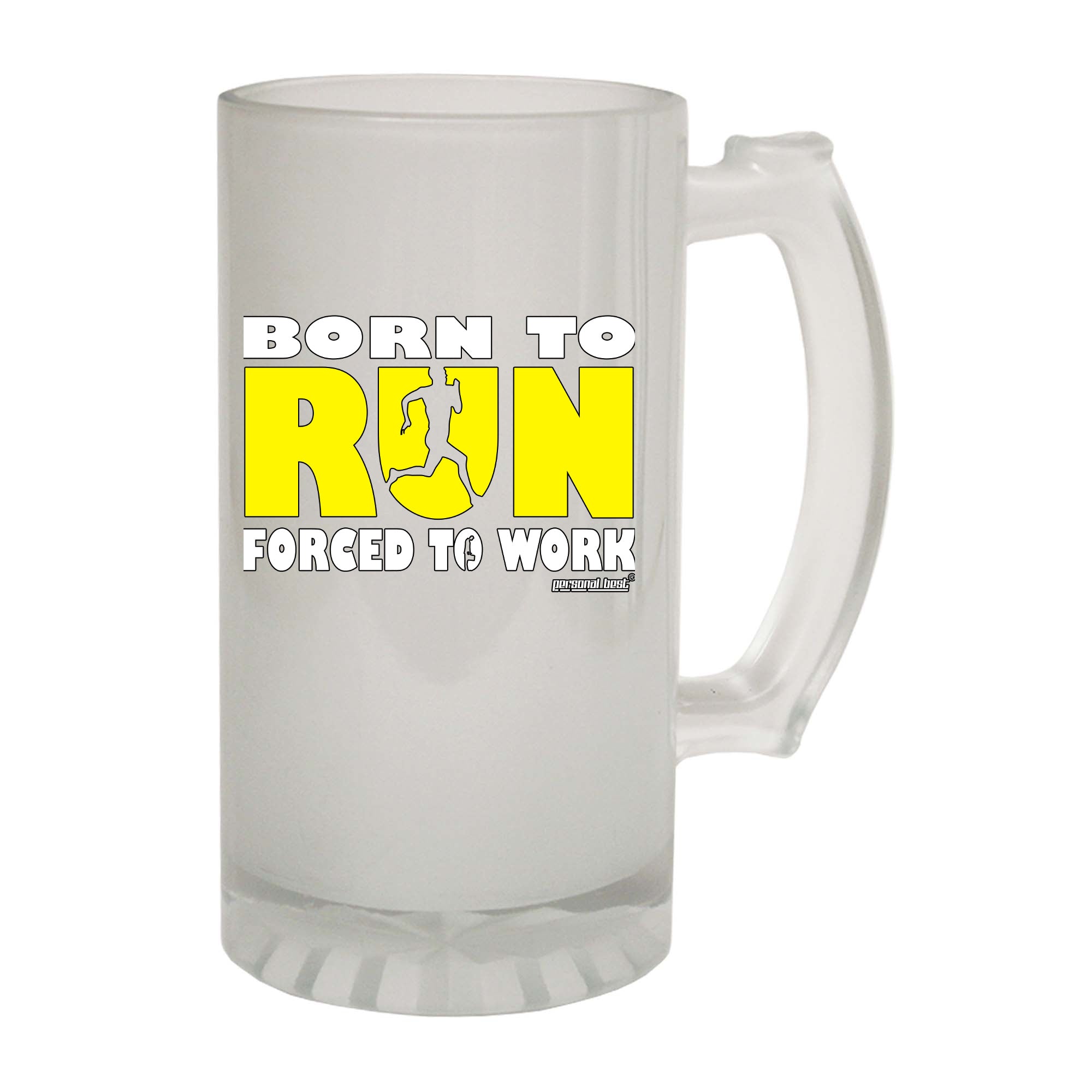 Pb Born To Run - Funny Beer Stein