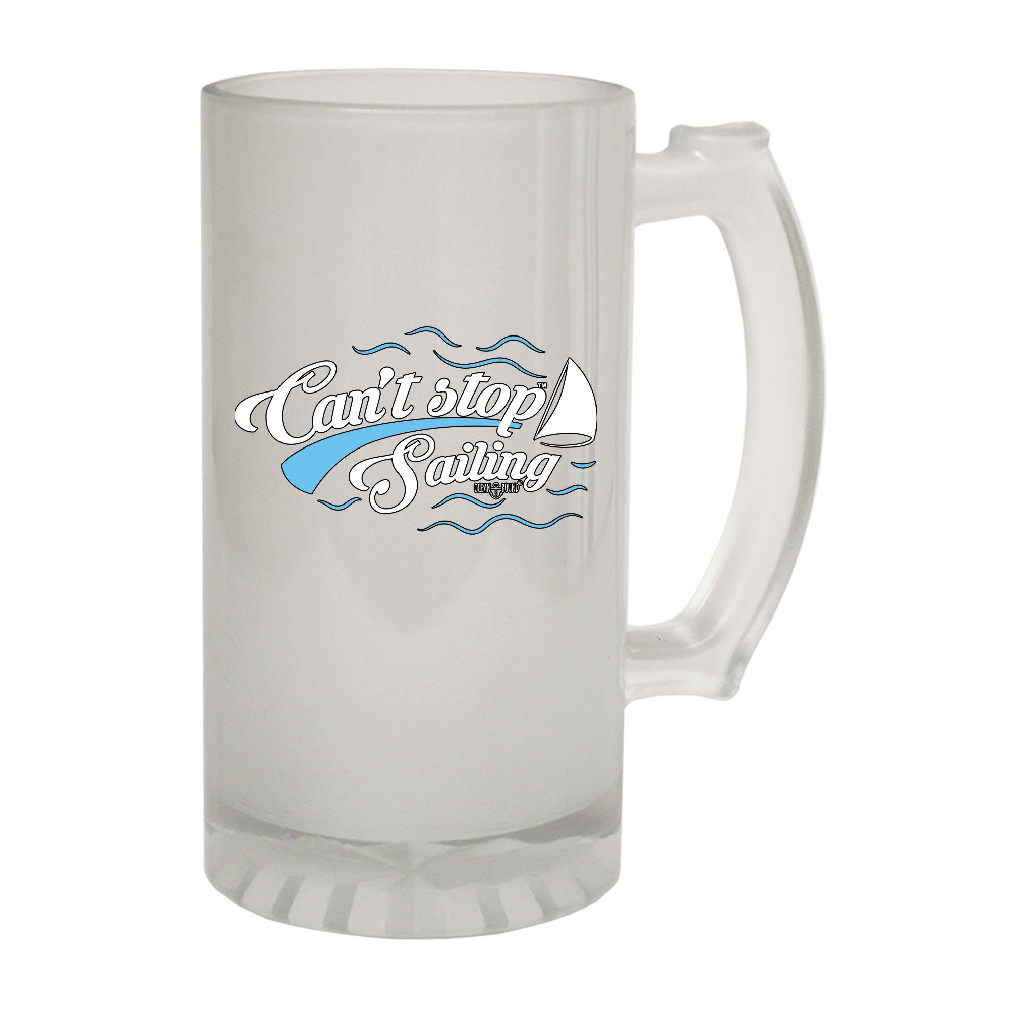 Ob Cant Stop Sailing - Funny Beer Stein