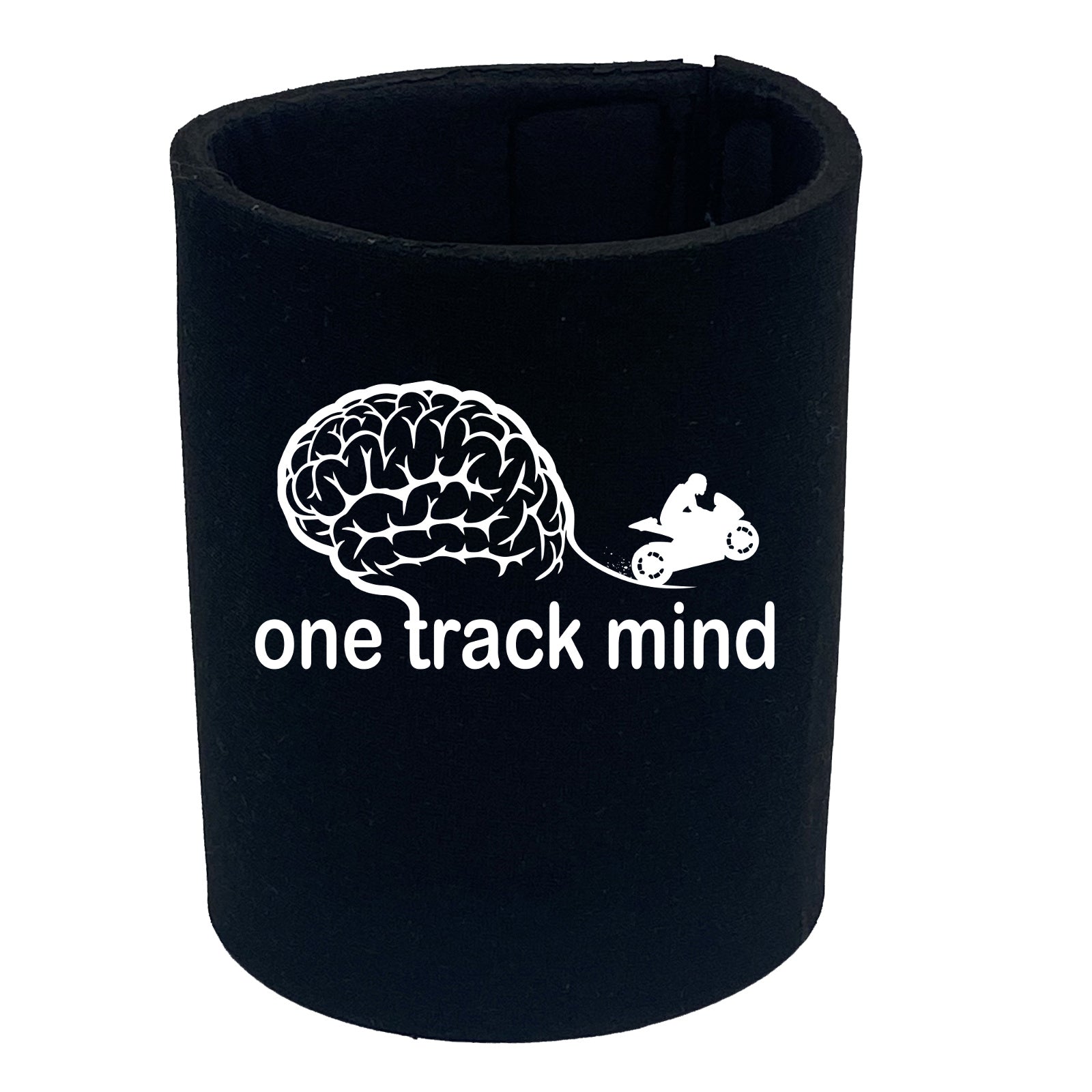 One Track Mind Superbike Motorbike - Funny Stubby Holder