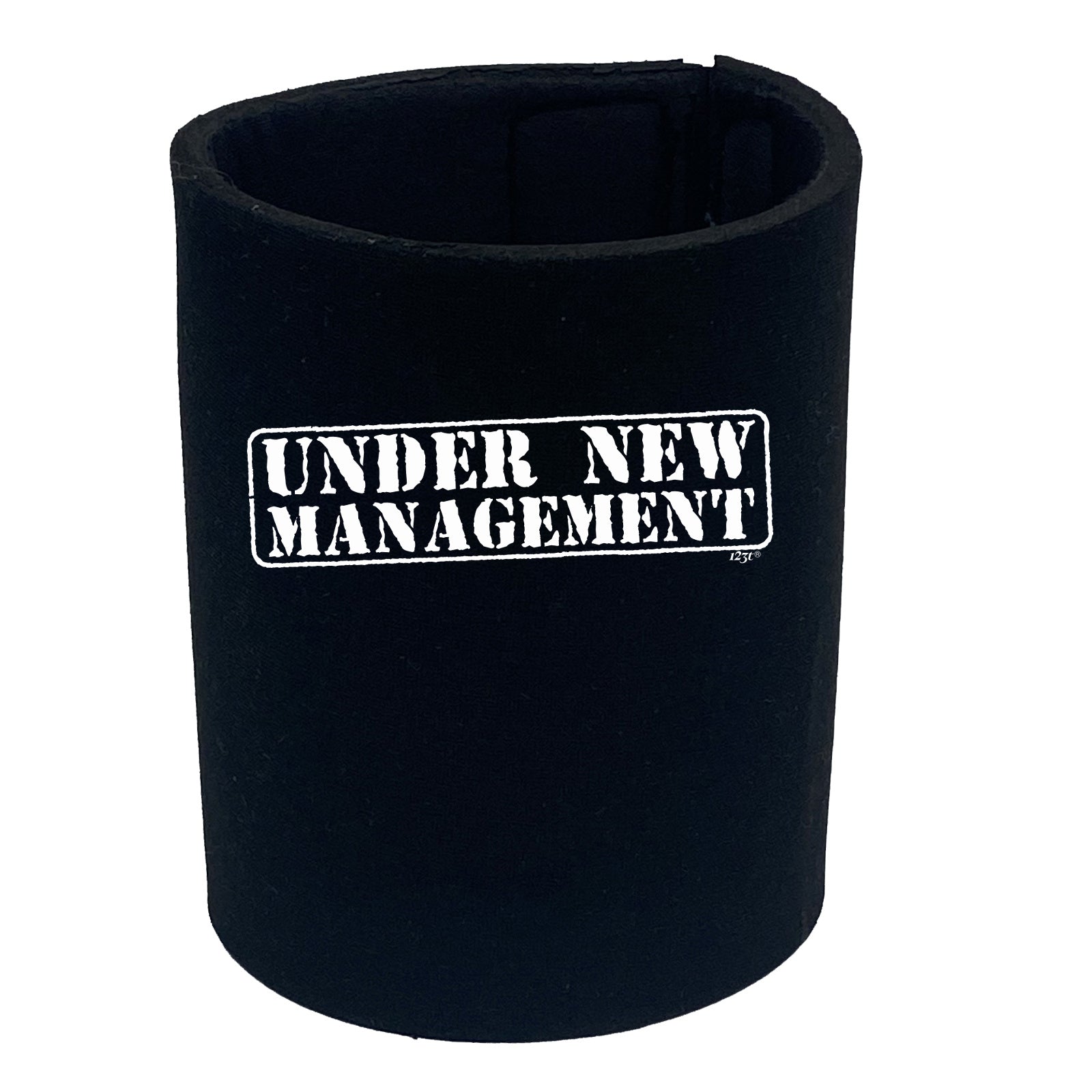 Under New Management - Funny Stubby Holder