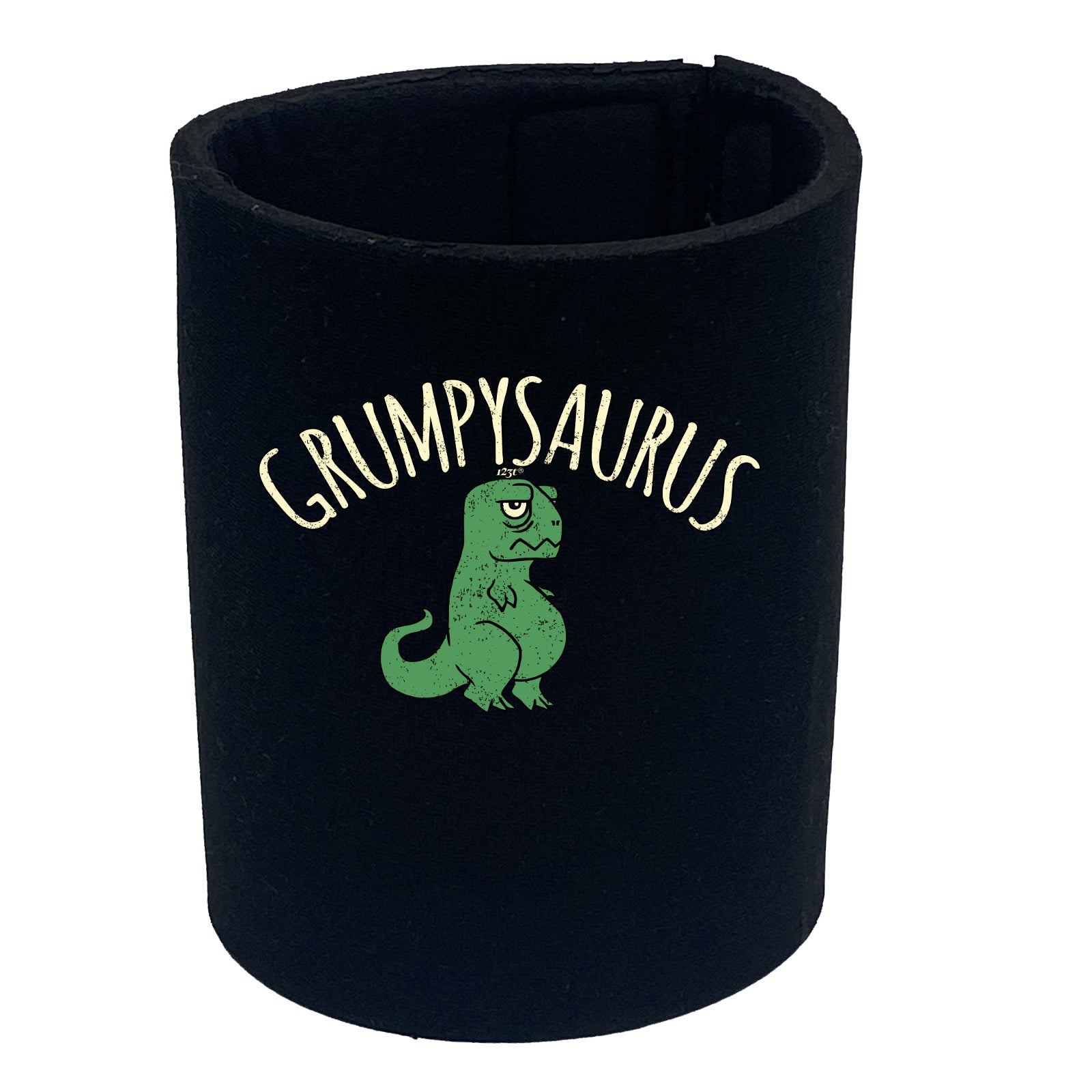 Grumpysaurus Dinosaur - Funny Stubby Holder
