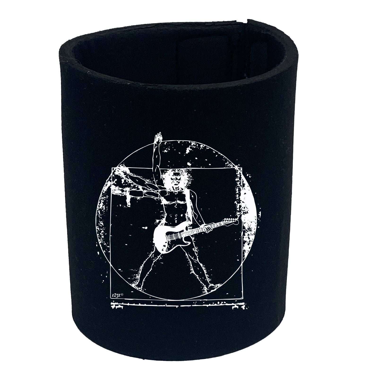 Leonardo Guitar Music White - Funny Stubby Holder