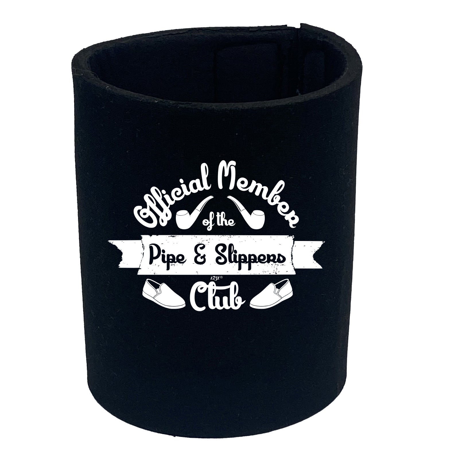 Official Member Pipe And Slippers Club - Funny Stubby Holder