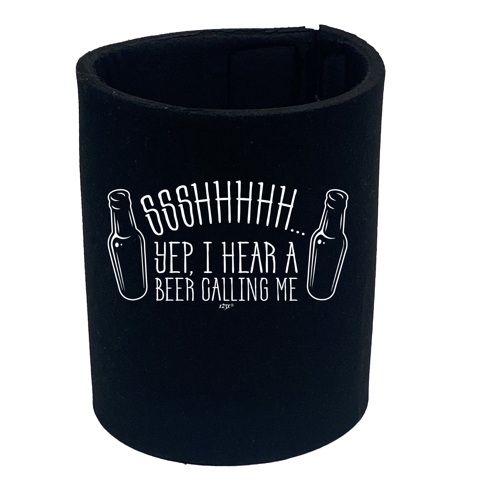 Shh Hear A Bear - Funny Stubby Holder