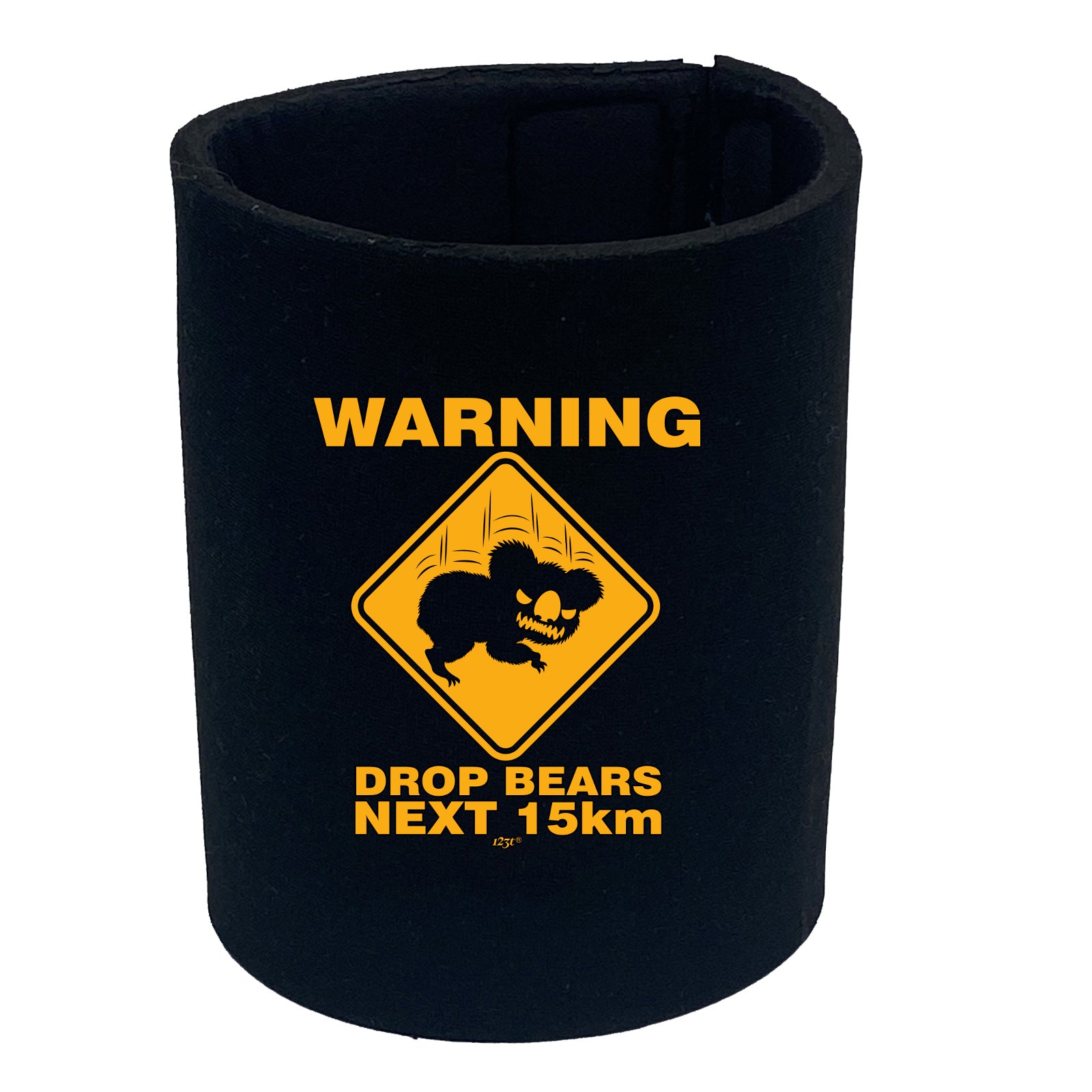 Warning Drop Bears - Funny Stubby Holder