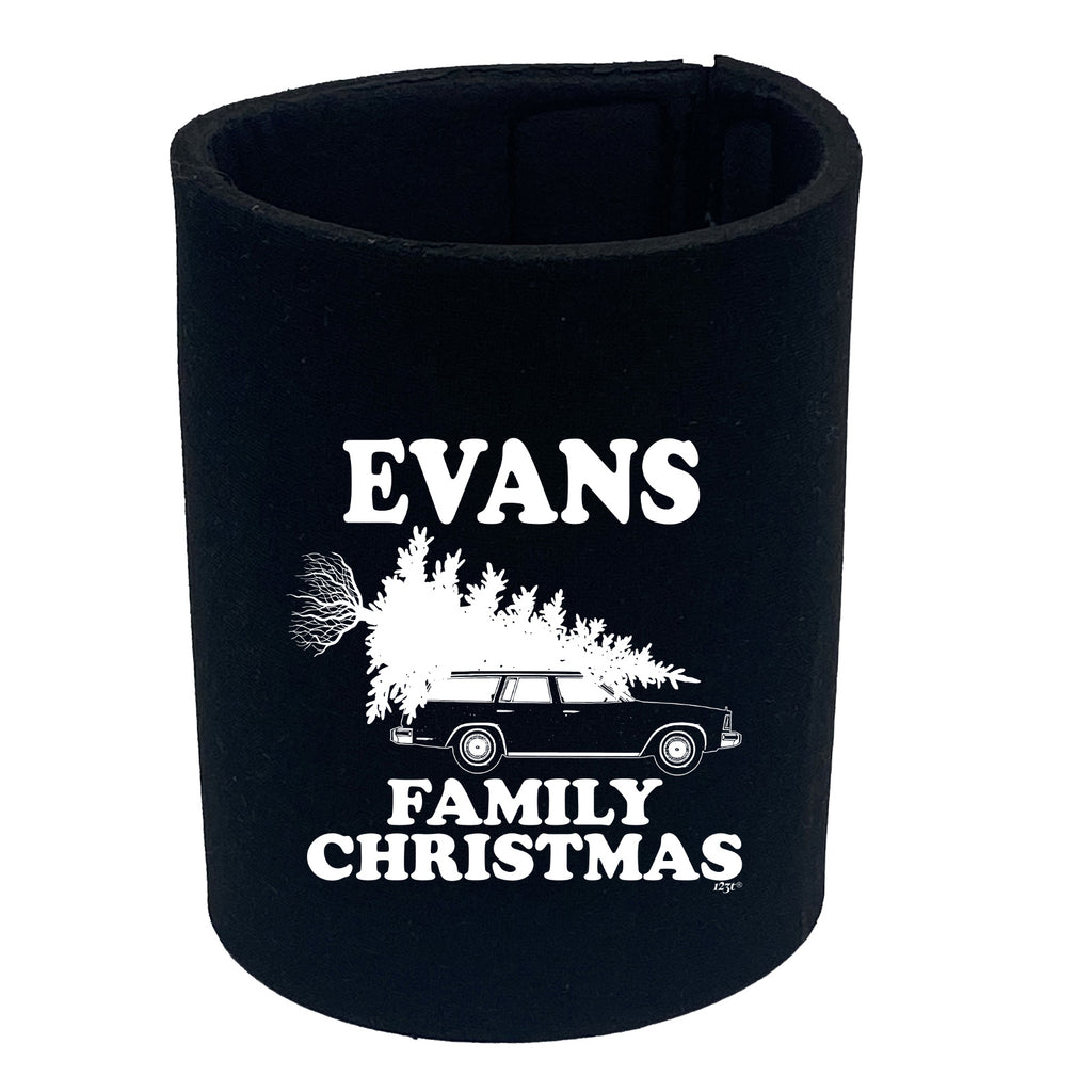 Family Christmas Evans - Funny Stubby Holder