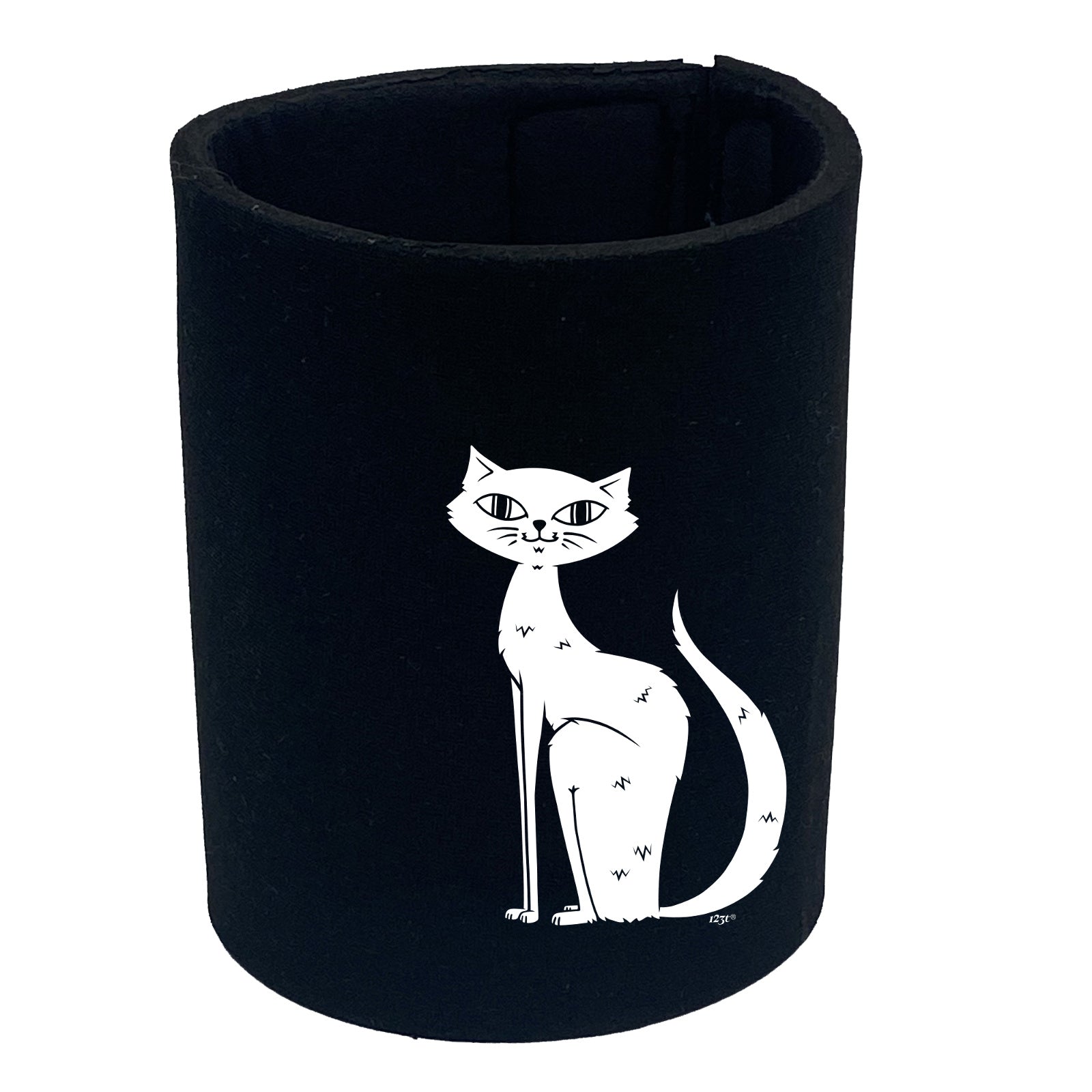 Cat Sitting - Funny Stubby Holder