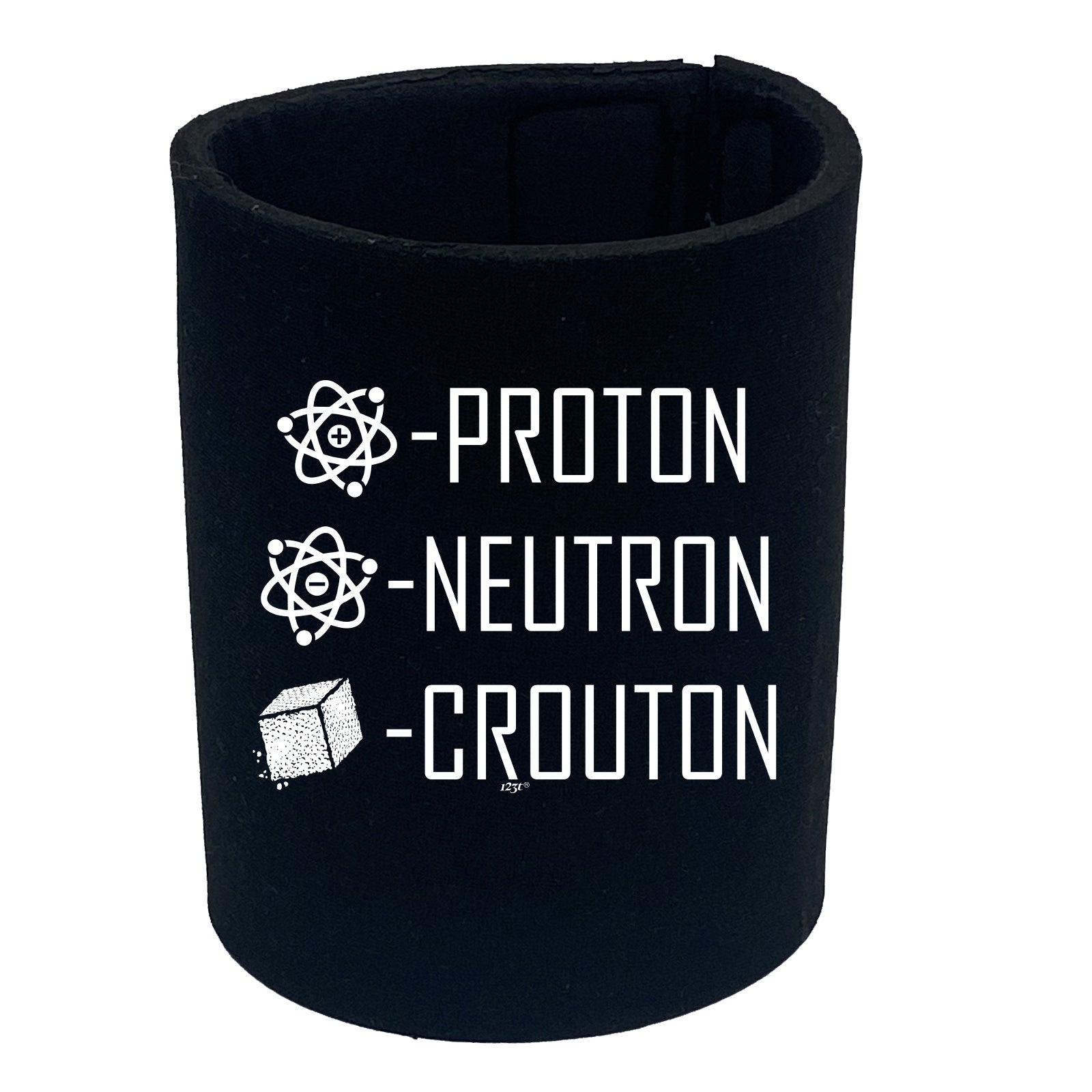 Proton Neutron Crouton - Funny Stubby Holder
