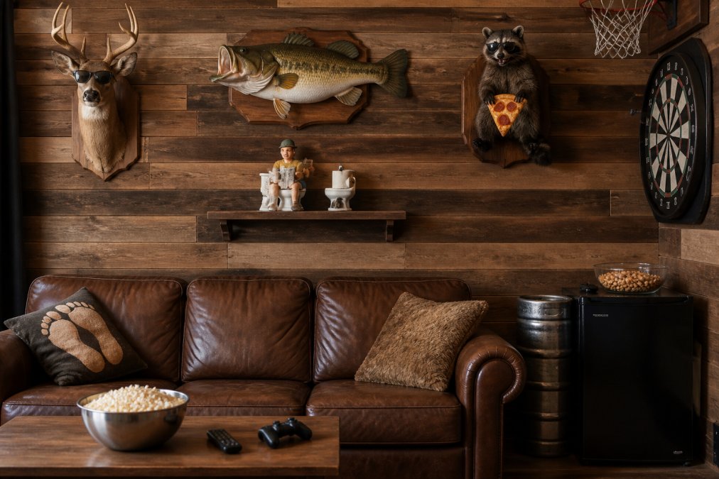 17 Funny Man Cave Decor Ideas That Actually Look Great