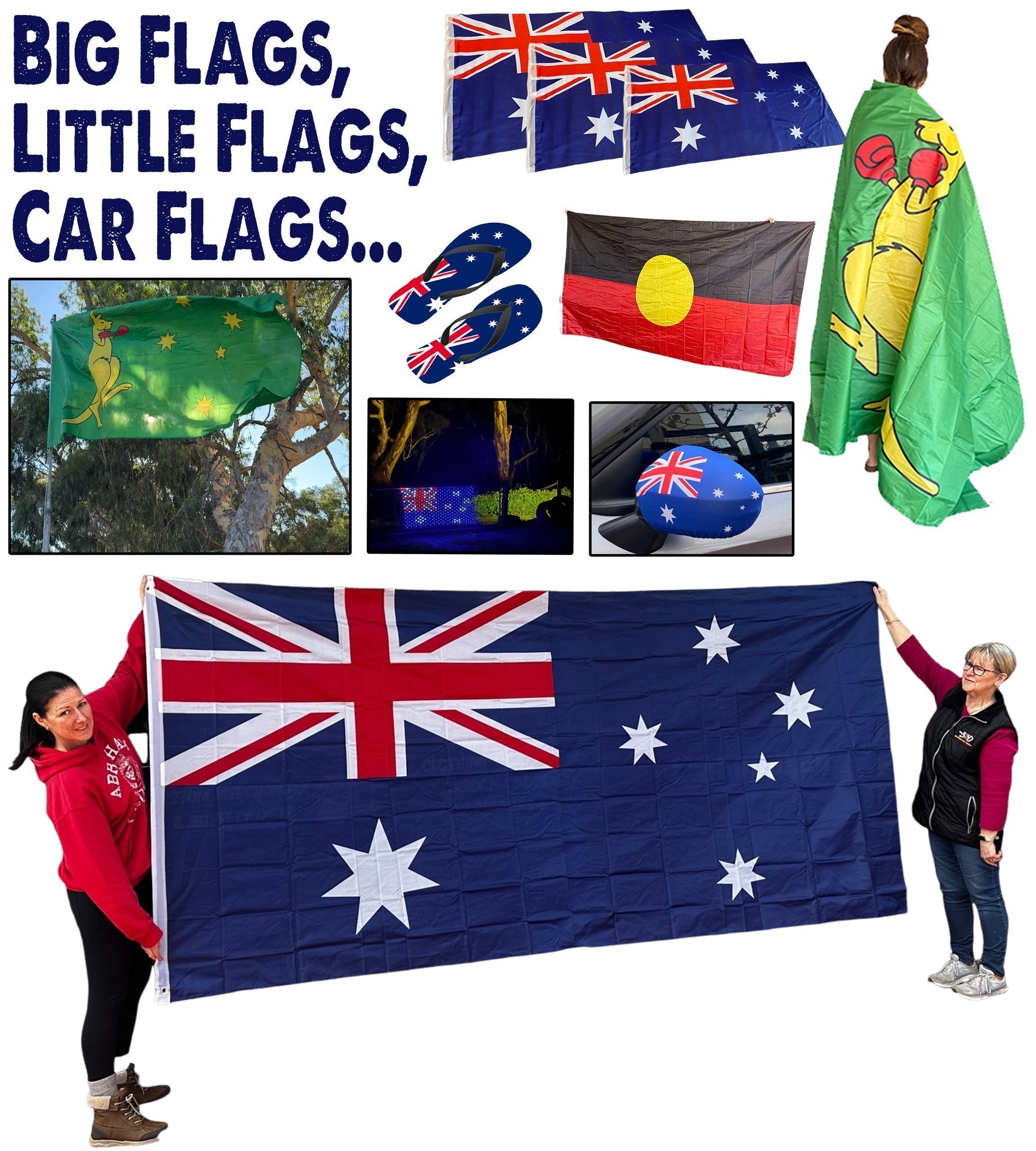 New Flag Alert - Australia Kangaroo & Aboriginal Flags
