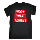 Work Sweat Achive Motivation - Mens Funny T-Shirt Tshirts