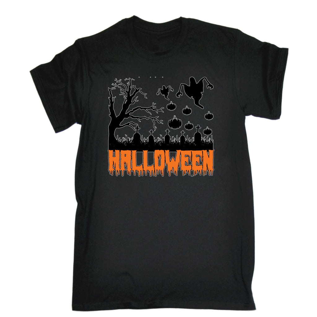 Halloween Spooky - Mens Funny T-Shirt Tshirts