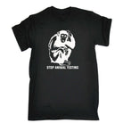 Stop Testing Animals Monkey - Mens Funny T-Shirt Tshirts