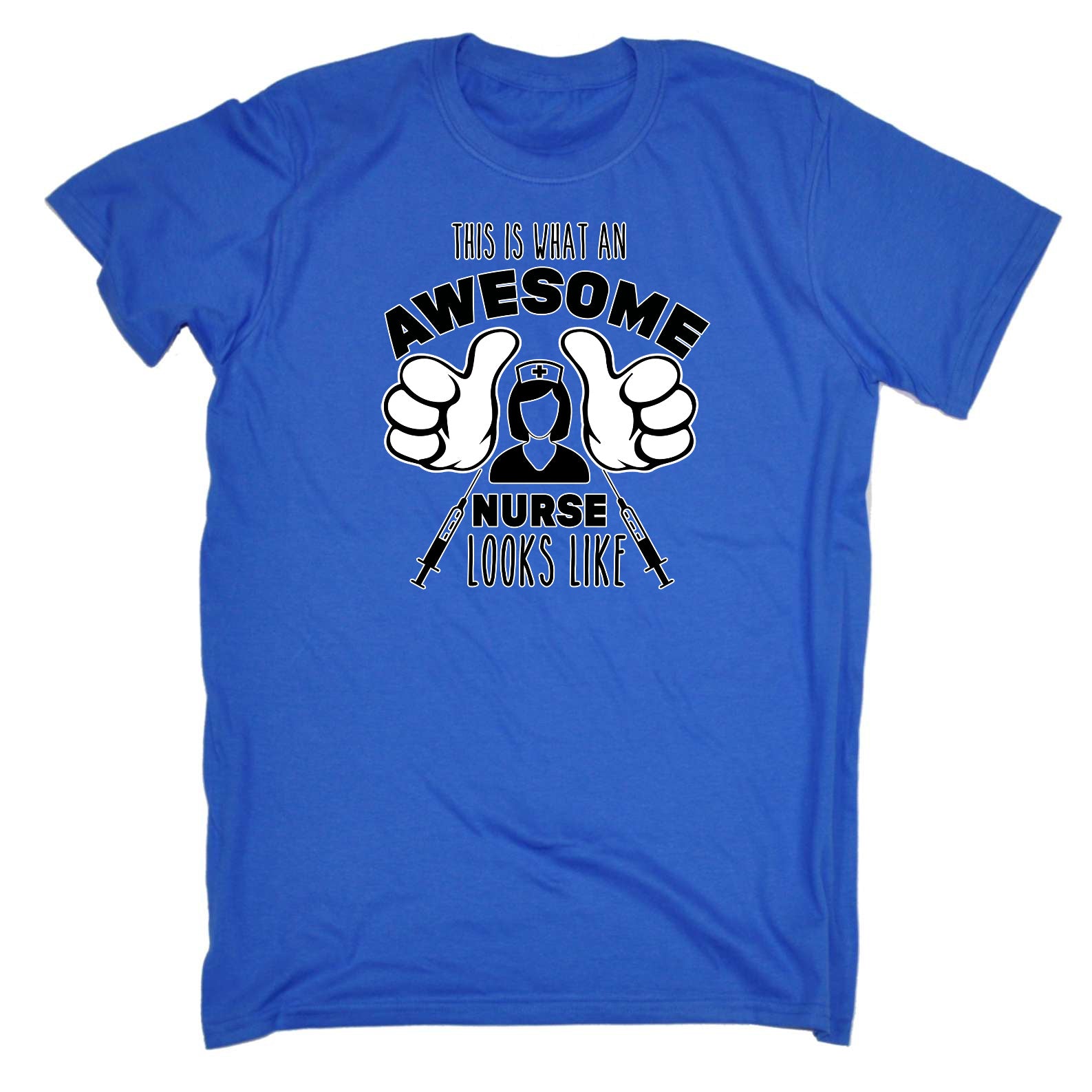 This Is What An Awesome Nurse Looks Like - Mens Funny T-Shirt Tshirts